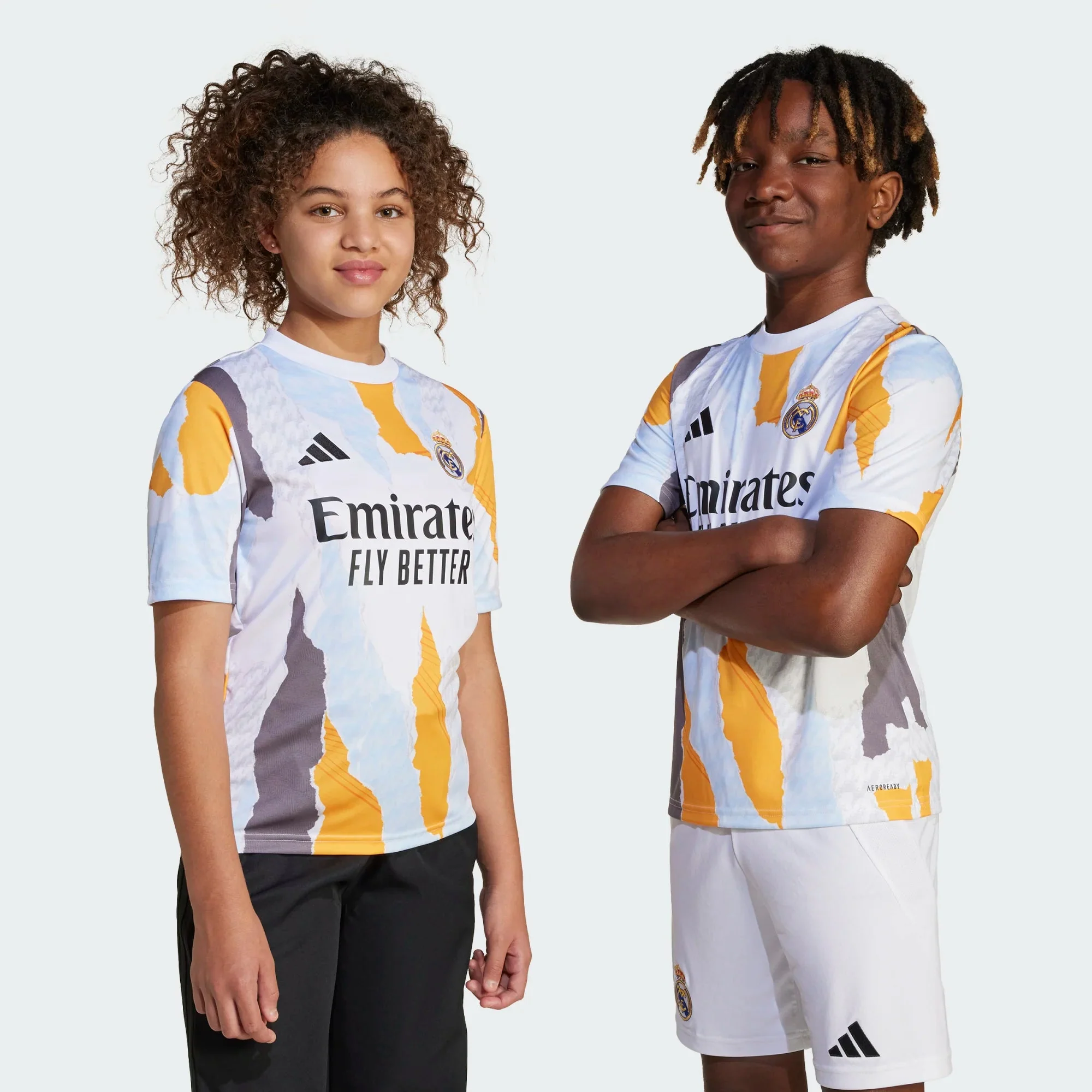 adidas 2024/25 Real Madrid Youth Pre-Match Jersey - Image 6