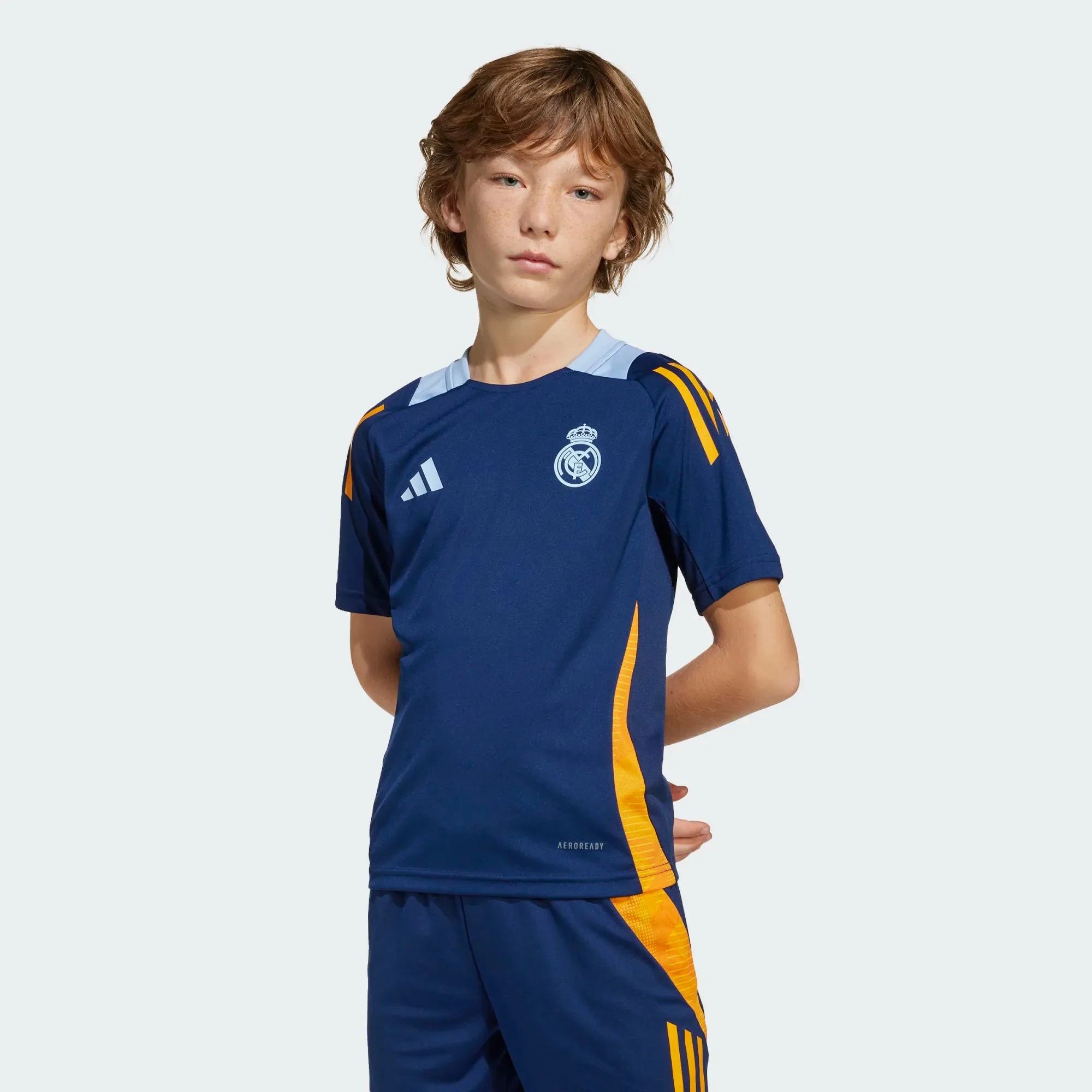 adidas 2025 Real Madrid Youth Training Jersey - Image 3