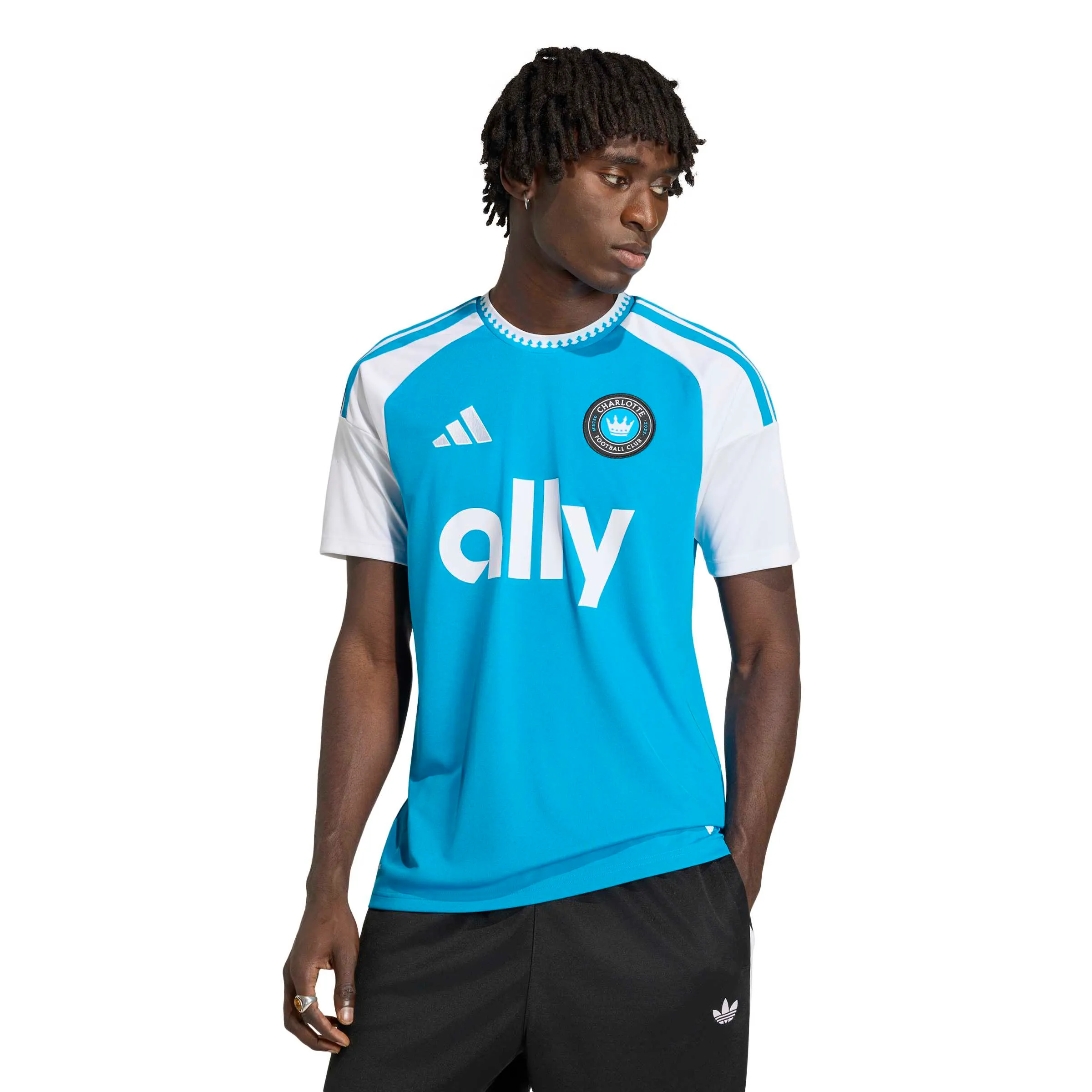 adidas 2026-27 Charlotte FC Men's Stadium Home Soccer Jersey - Image 3
