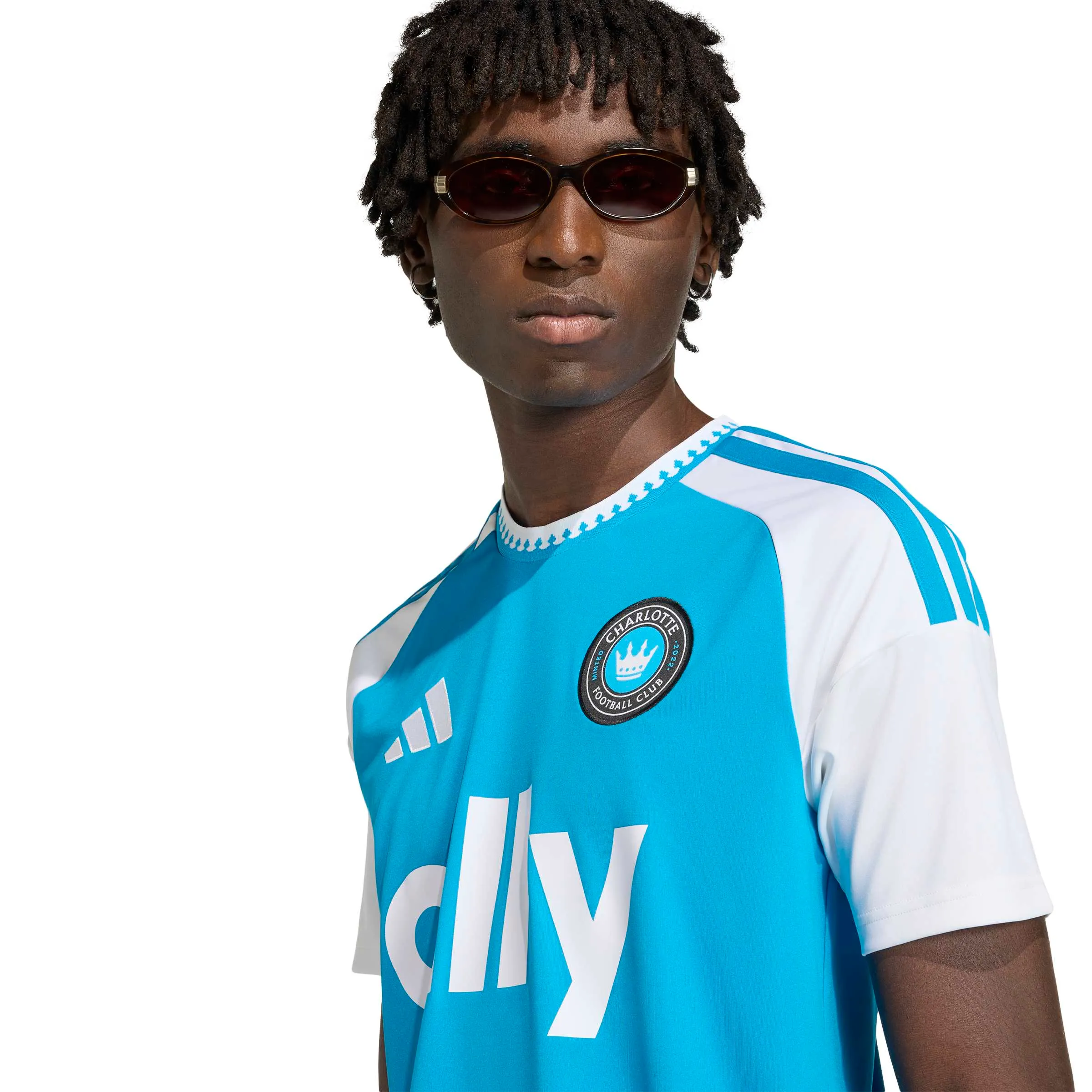 adidas 2026-27 Charlotte FC Men's Stadium Home Soccer Jersey - Image 5