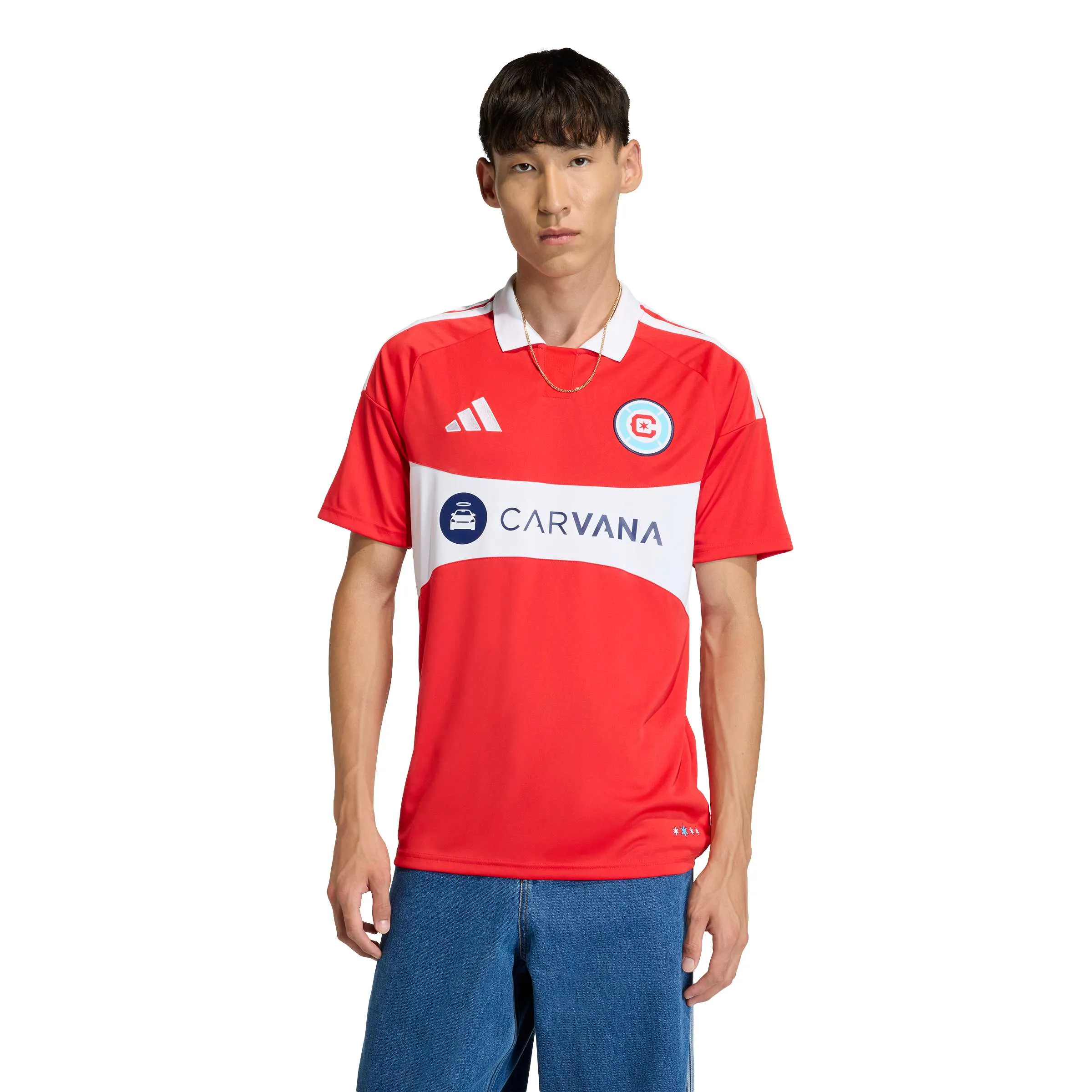 adidas 2026-27 Chicago Fire Men's Stadium Home Soccer Jersey - Image 3