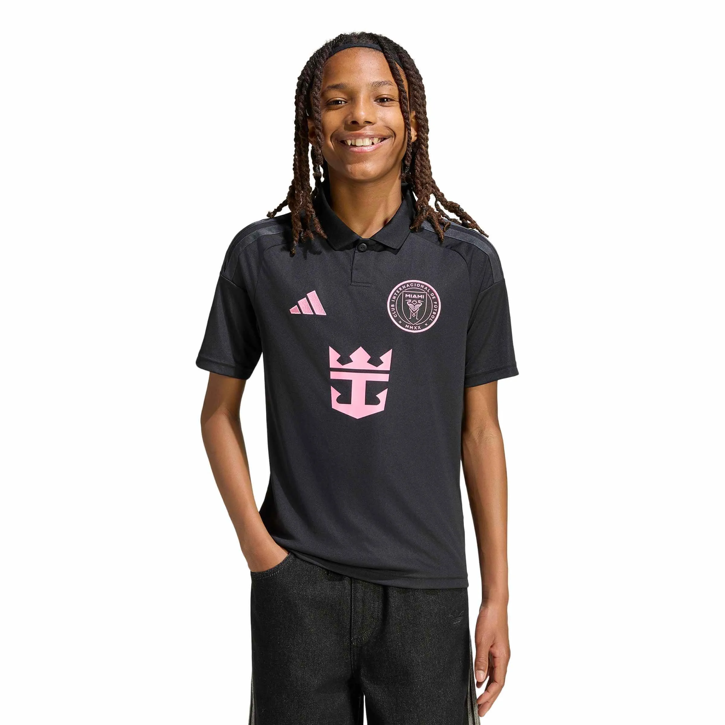 adidas 2026-27 Inter Miami Youth Stadium Away Soccer Jersey - Image 8