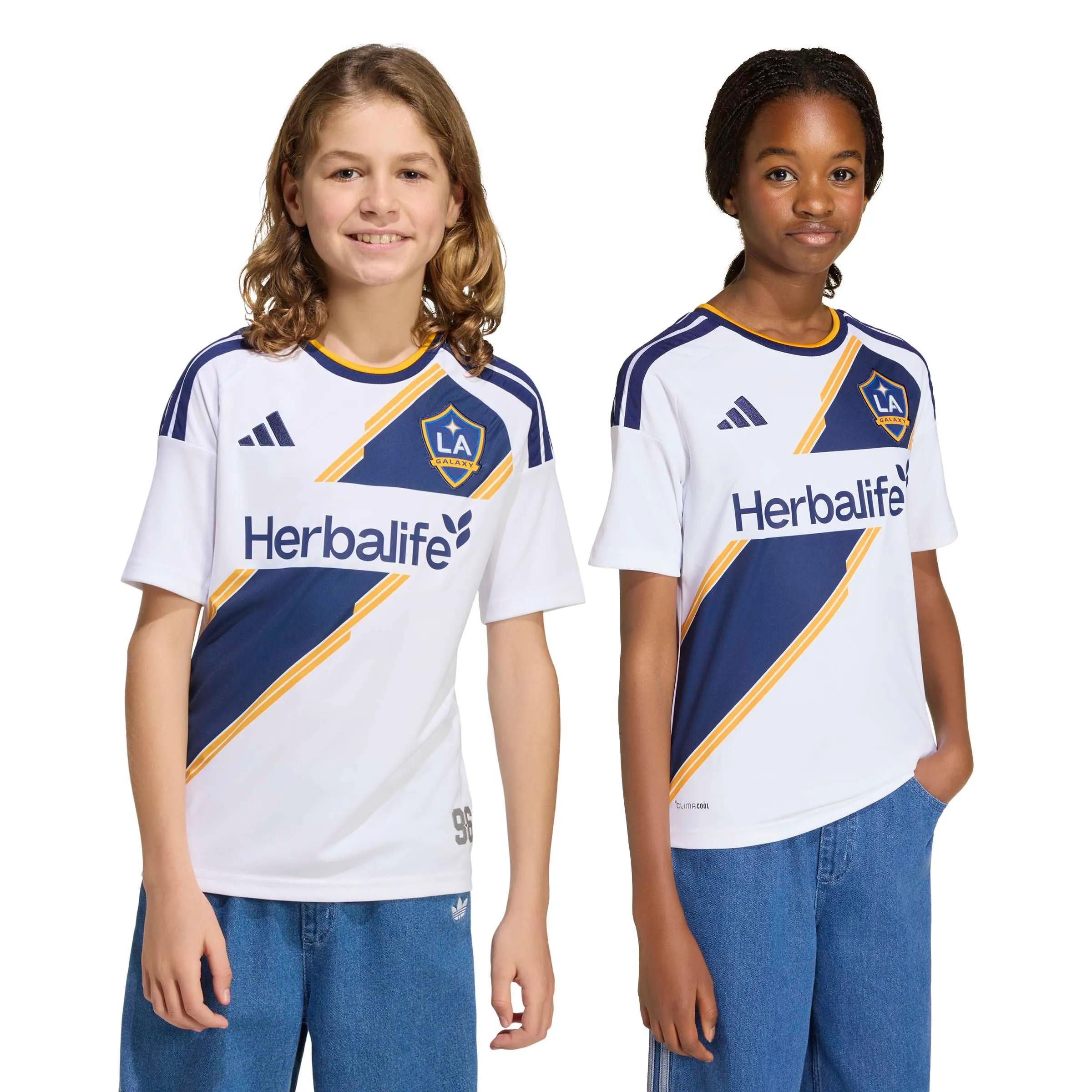 adidas 2026-27 LA Galaxy Youth Stadium Home Soccer Jersey - Image 7