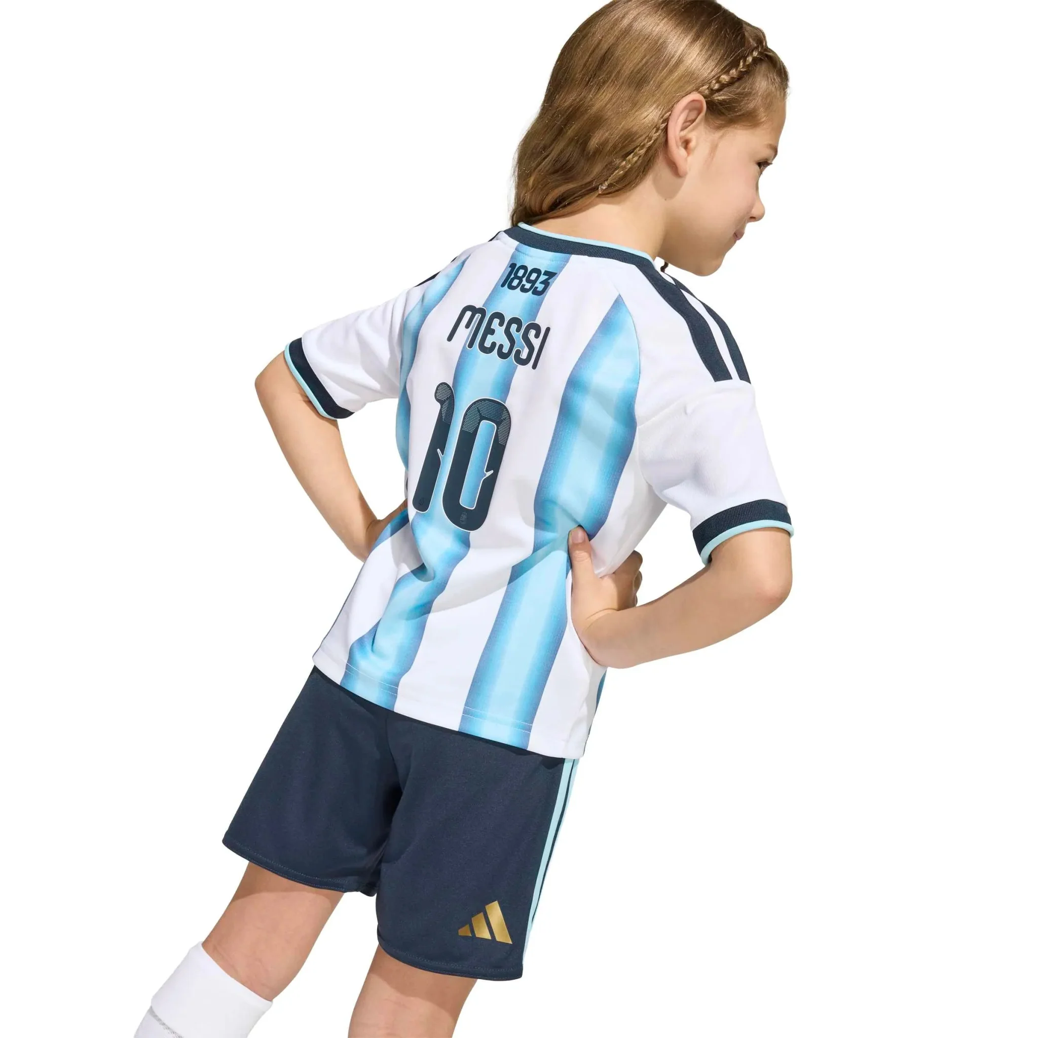 adidas 2026 Argentina Kid's Home Messi #10 Mini Kit - Image 4