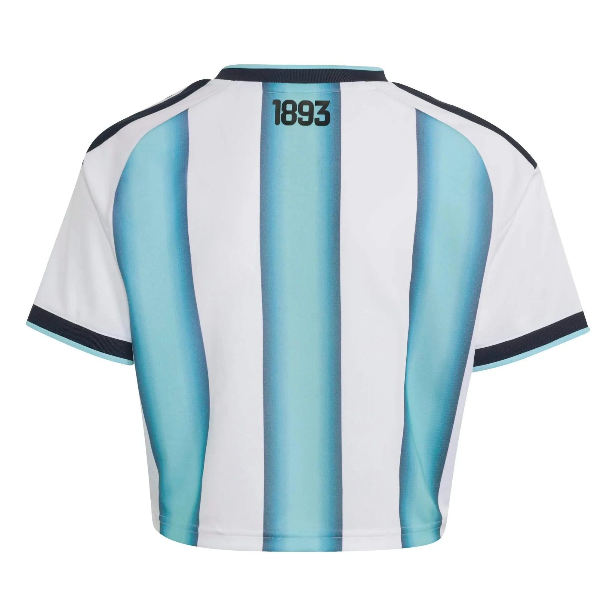 adidas 2026 Argentina Women's Stadium Home Cropped Soccer Jersey - Image 2