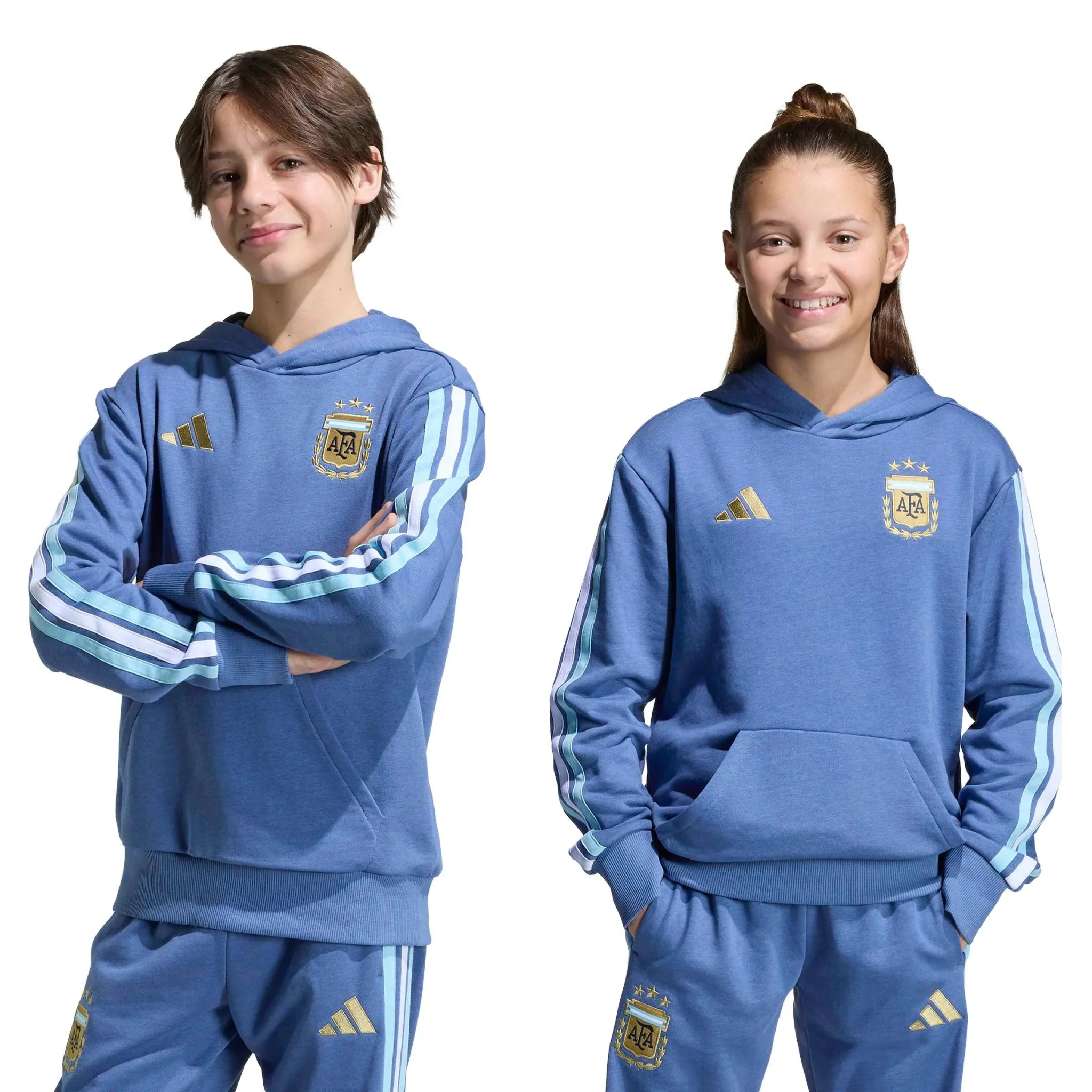 adidas 2026 Argentina Youth DNA Hoodie - Image 6