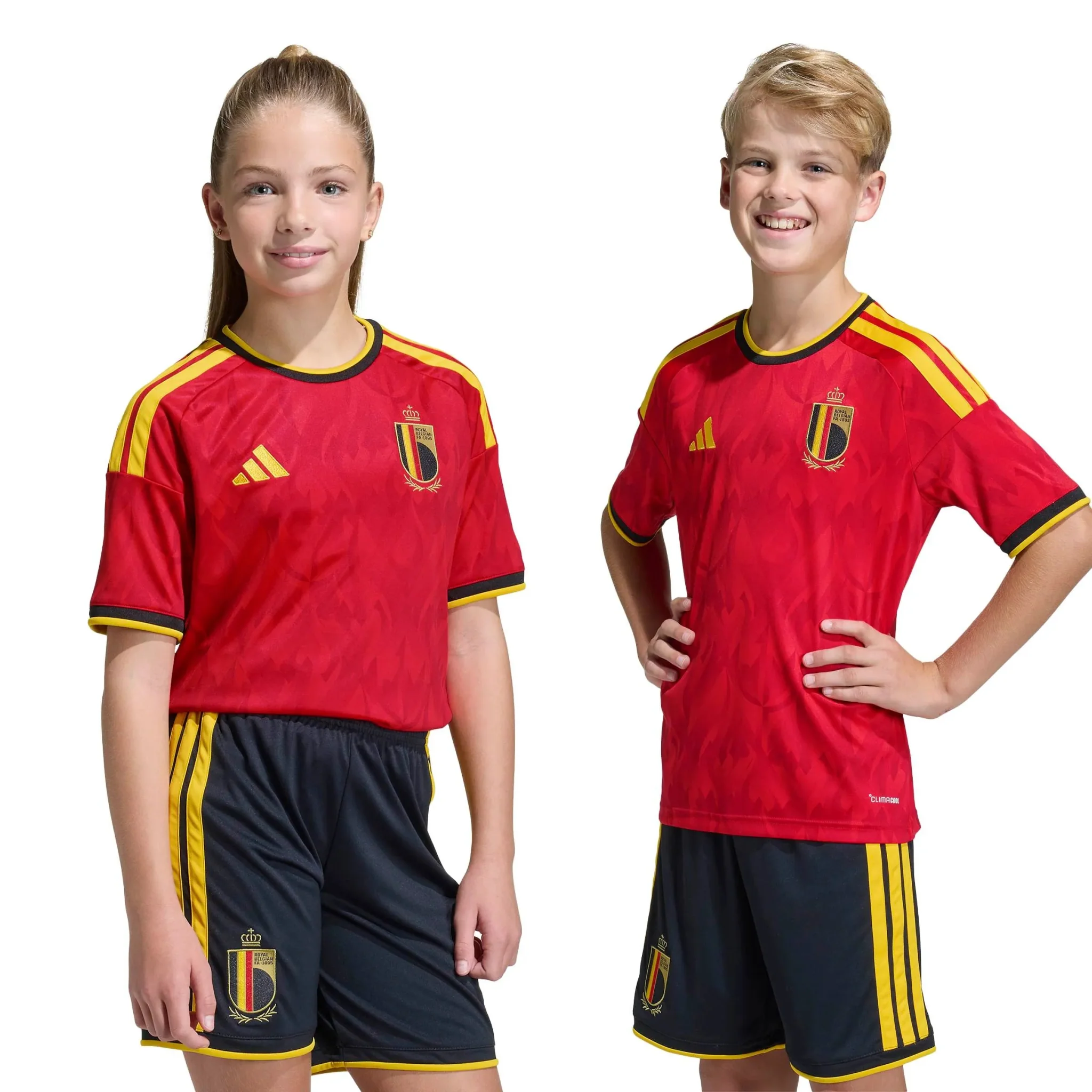 adidas 2026 Belgium Youth Stadium Home Soccer Jersey - Image 7