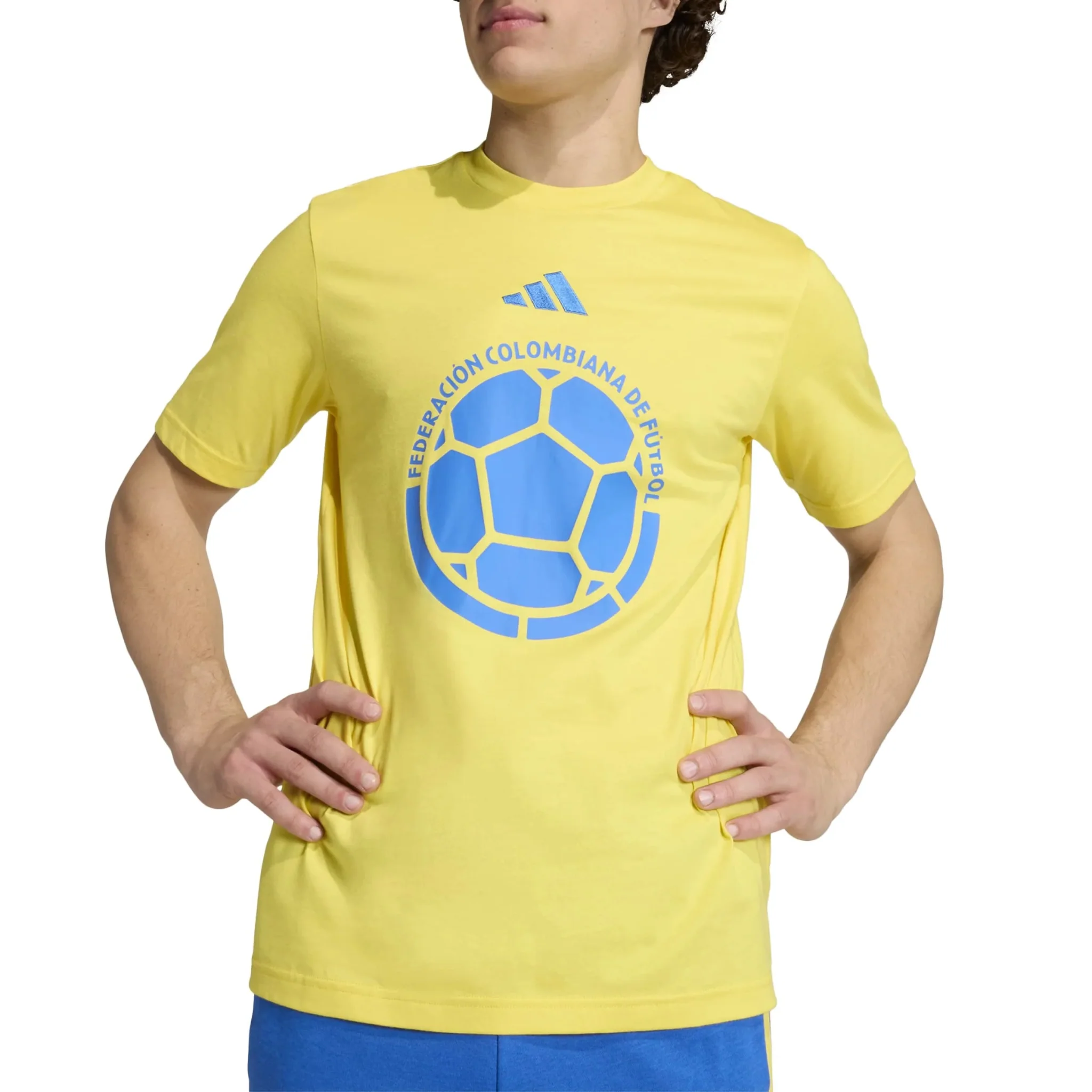 adidas 2026 Colombia Men's DNA Graphic Tee - Image 4