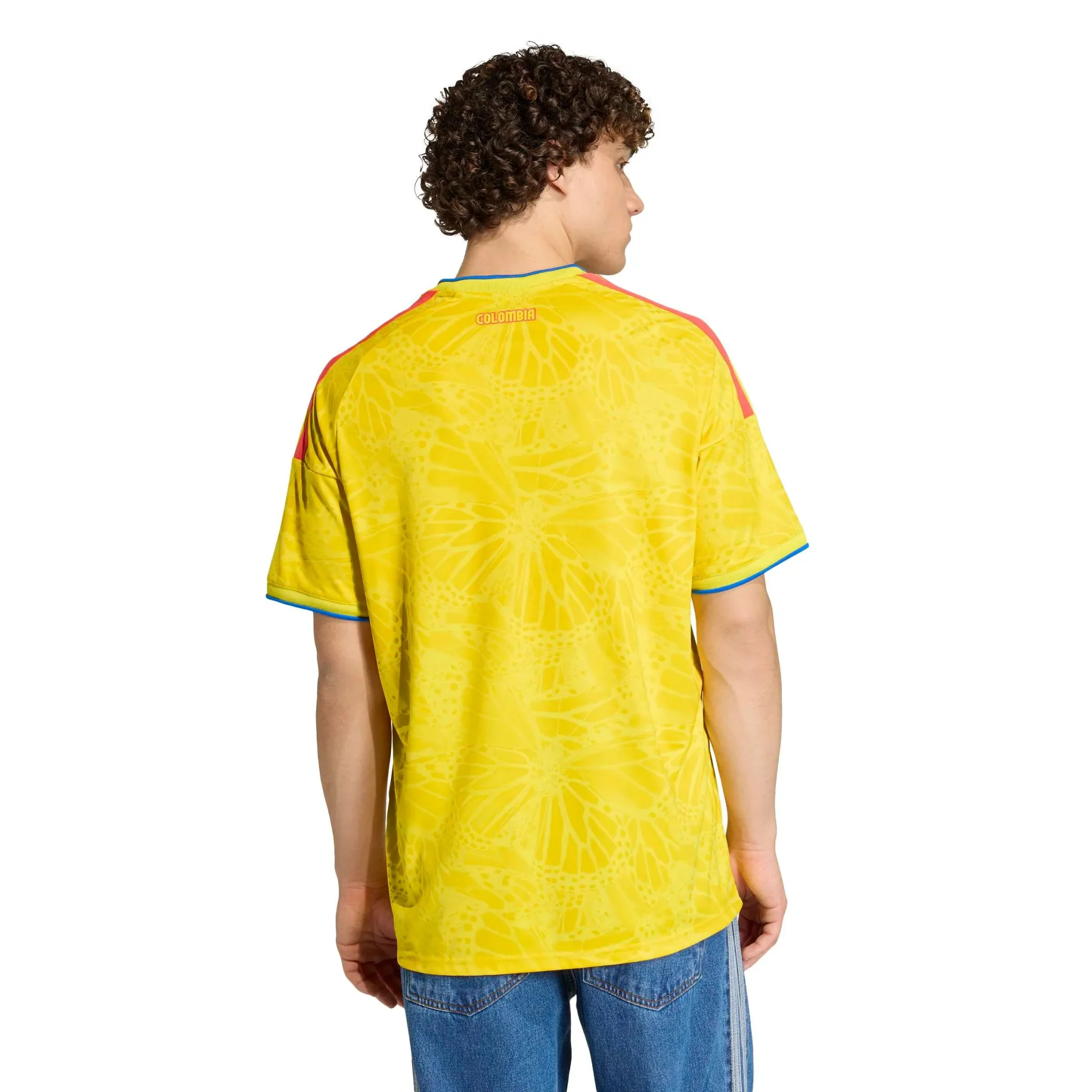 adidas 2026 Colombia Men's Stadium Home Soccer Jersey - Image 4