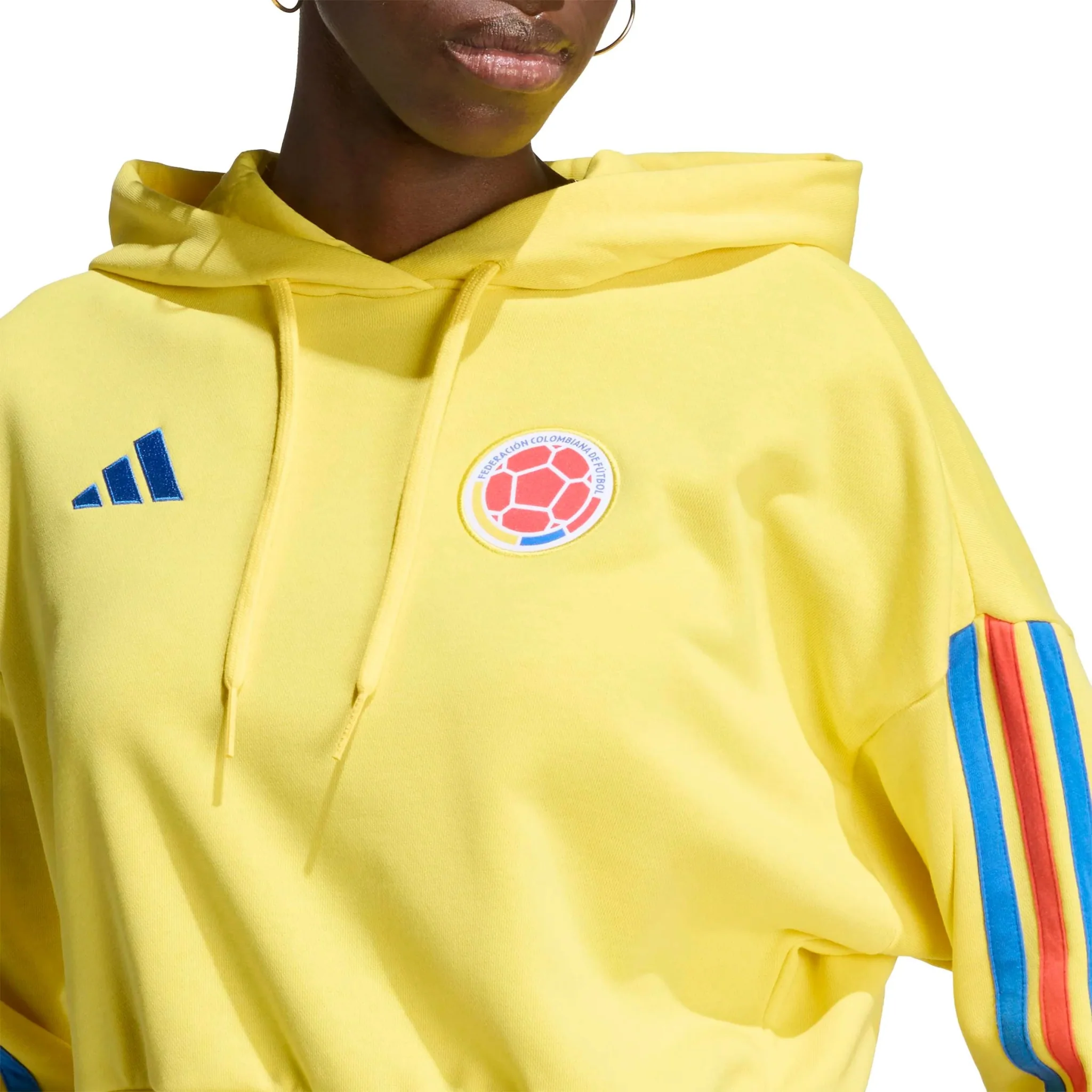 adidas 2026 Colombia Women's DNA Hoodie - Image 5