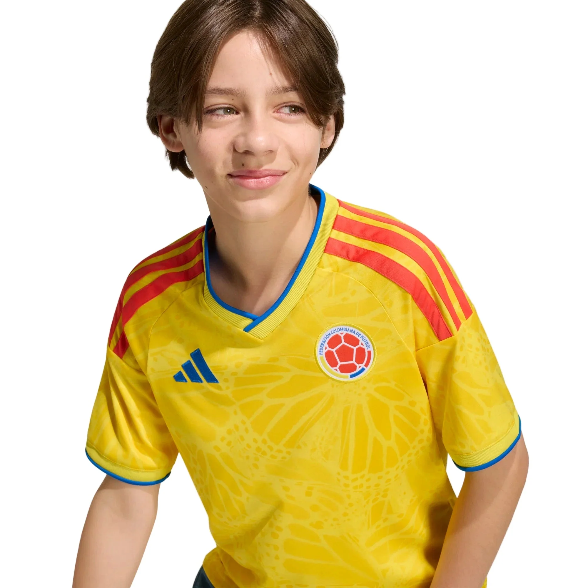 adidas 2026 Colombia Youth Stadium Home Soccer Jersey - Image 3