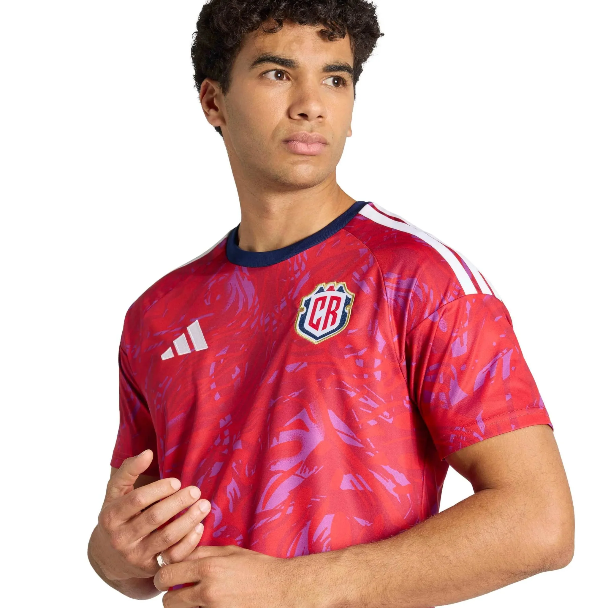 adidas 2026 Costa Rica Men's Stadium Home Soccer Jersey - Image 5