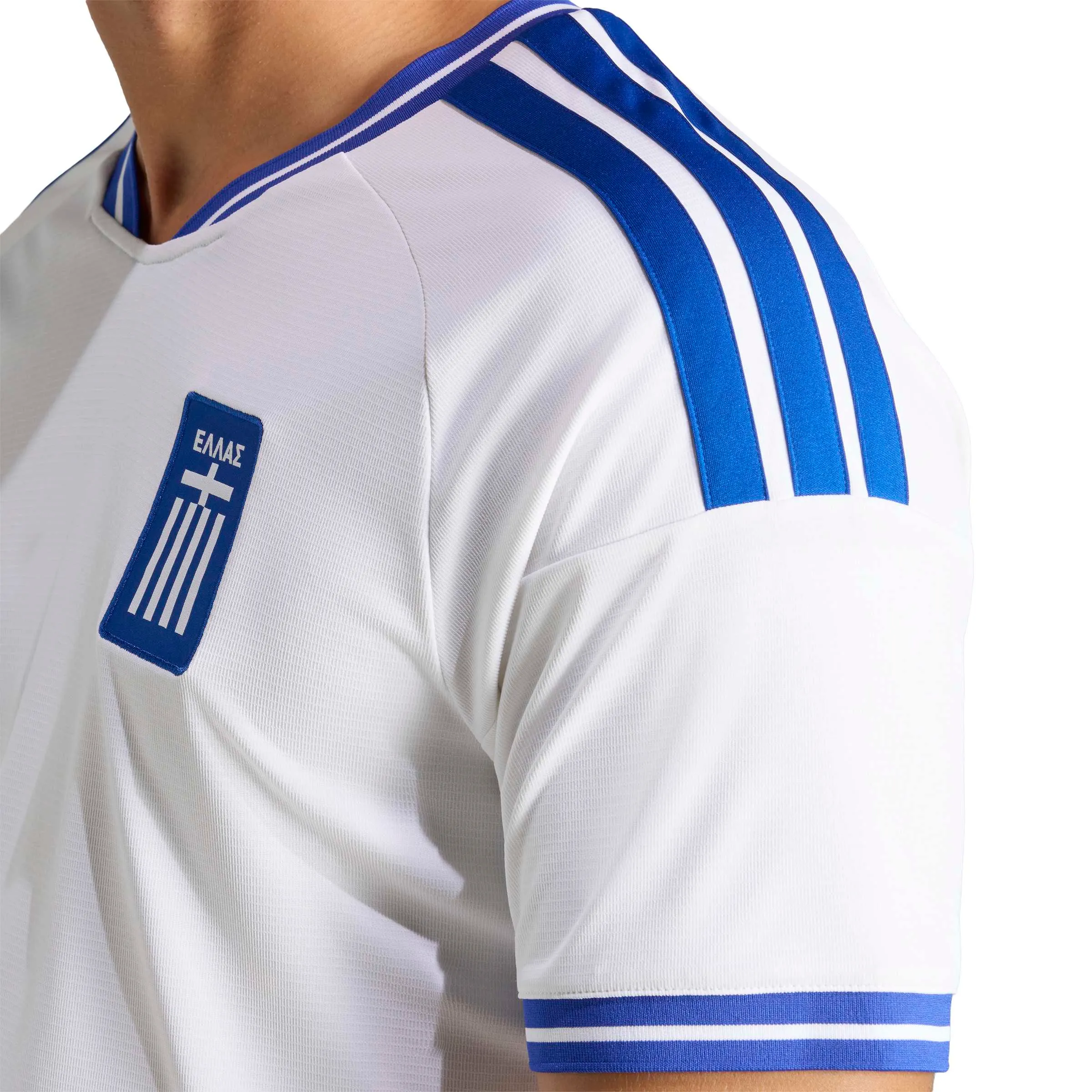 adidas 2026 Greece Men's Stadium Home Soccer Jersey - Image 6