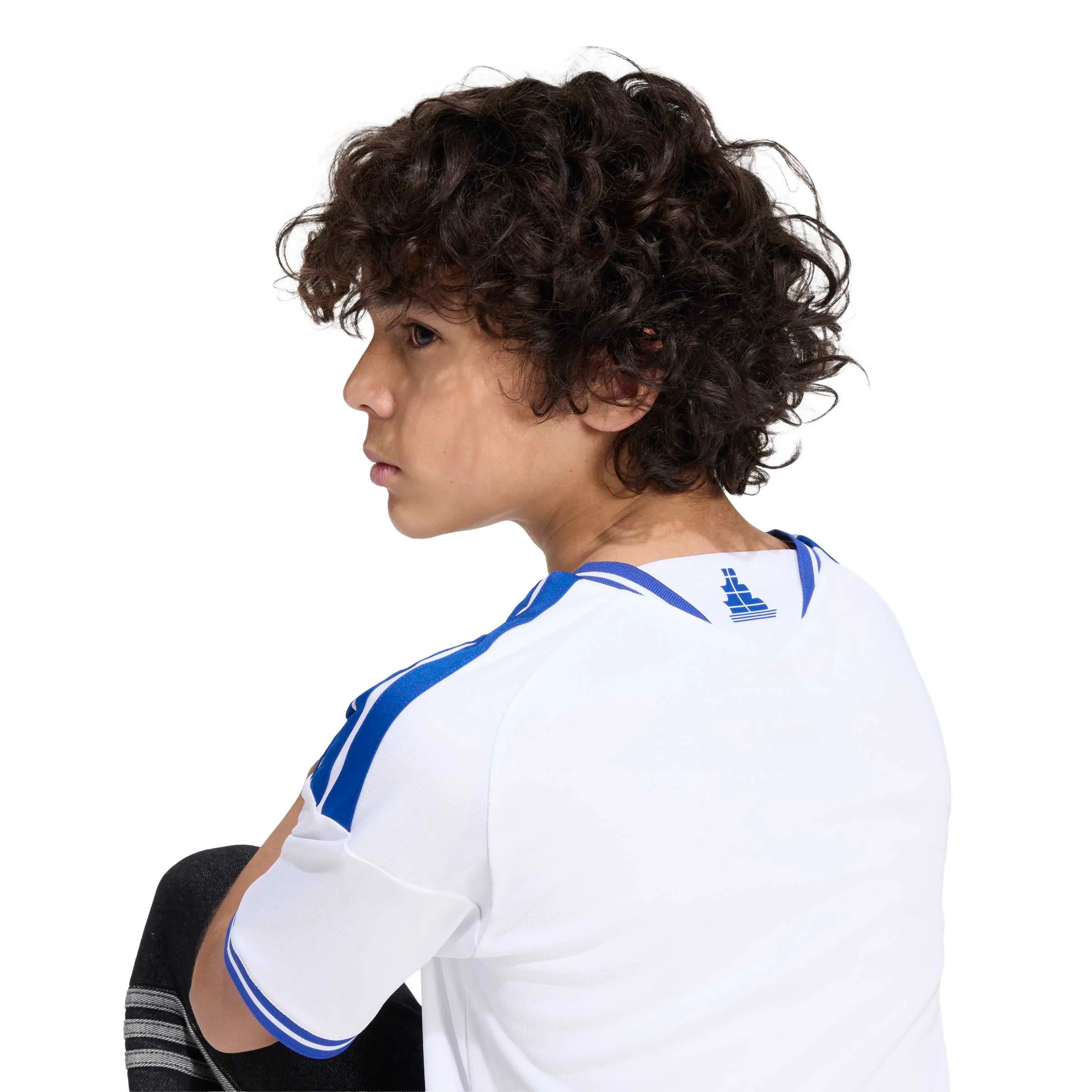 adidas 2026 Greece Youth Stadium Home Soccer Jersey - Image 4