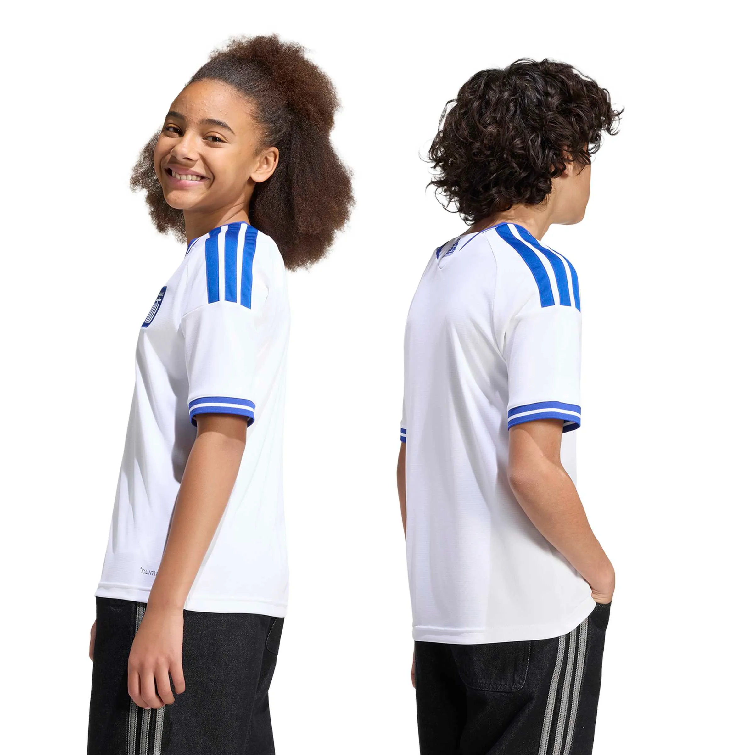 adidas 2026 Greece Youth Stadium Home Soccer Jersey - Image 8