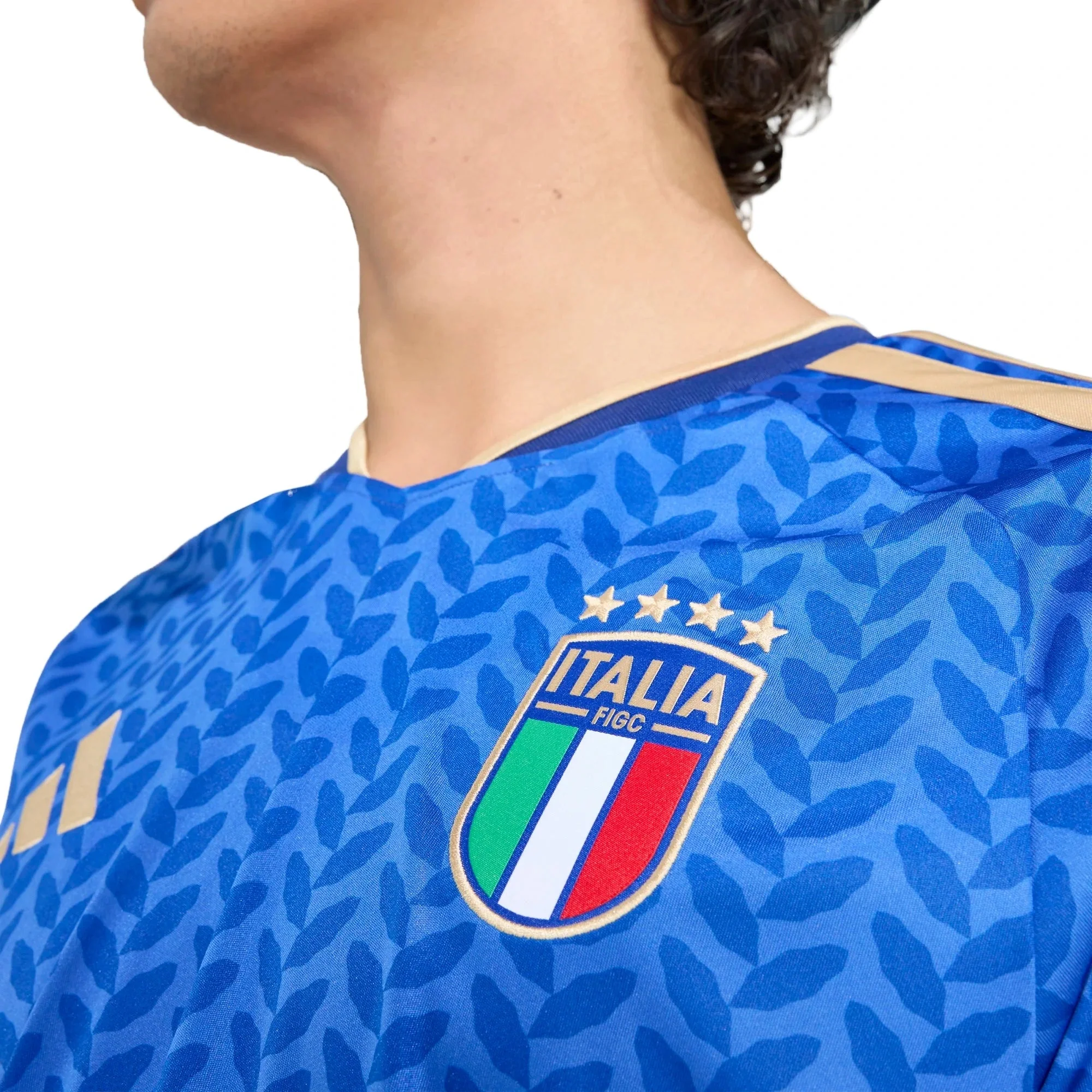 adidas 2026 Italy Men's Stadium Home Soccer Jersey - Image 6