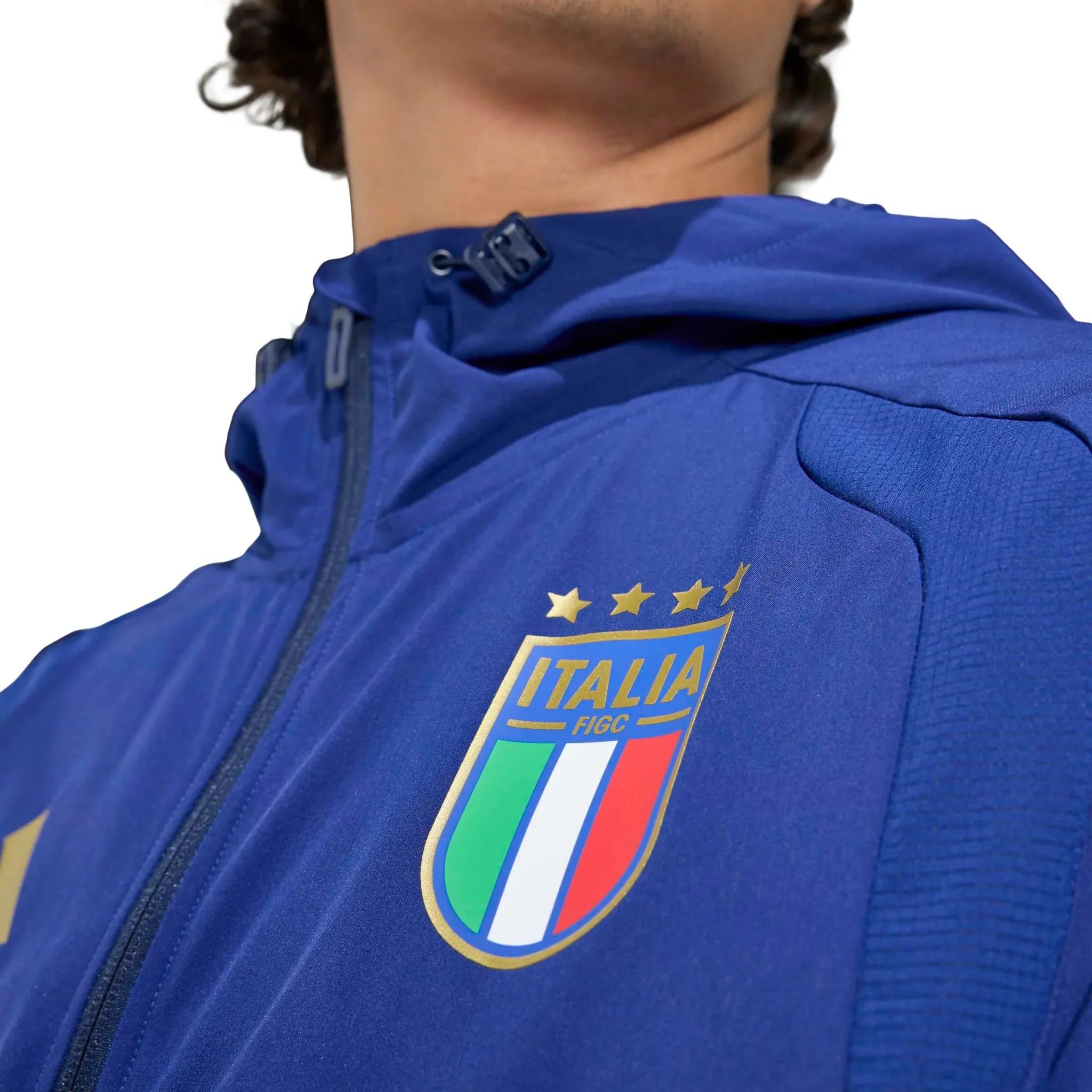 adidas 2026 Italy Men's Tiro Travel Full Zip Windbreaker - Image 5