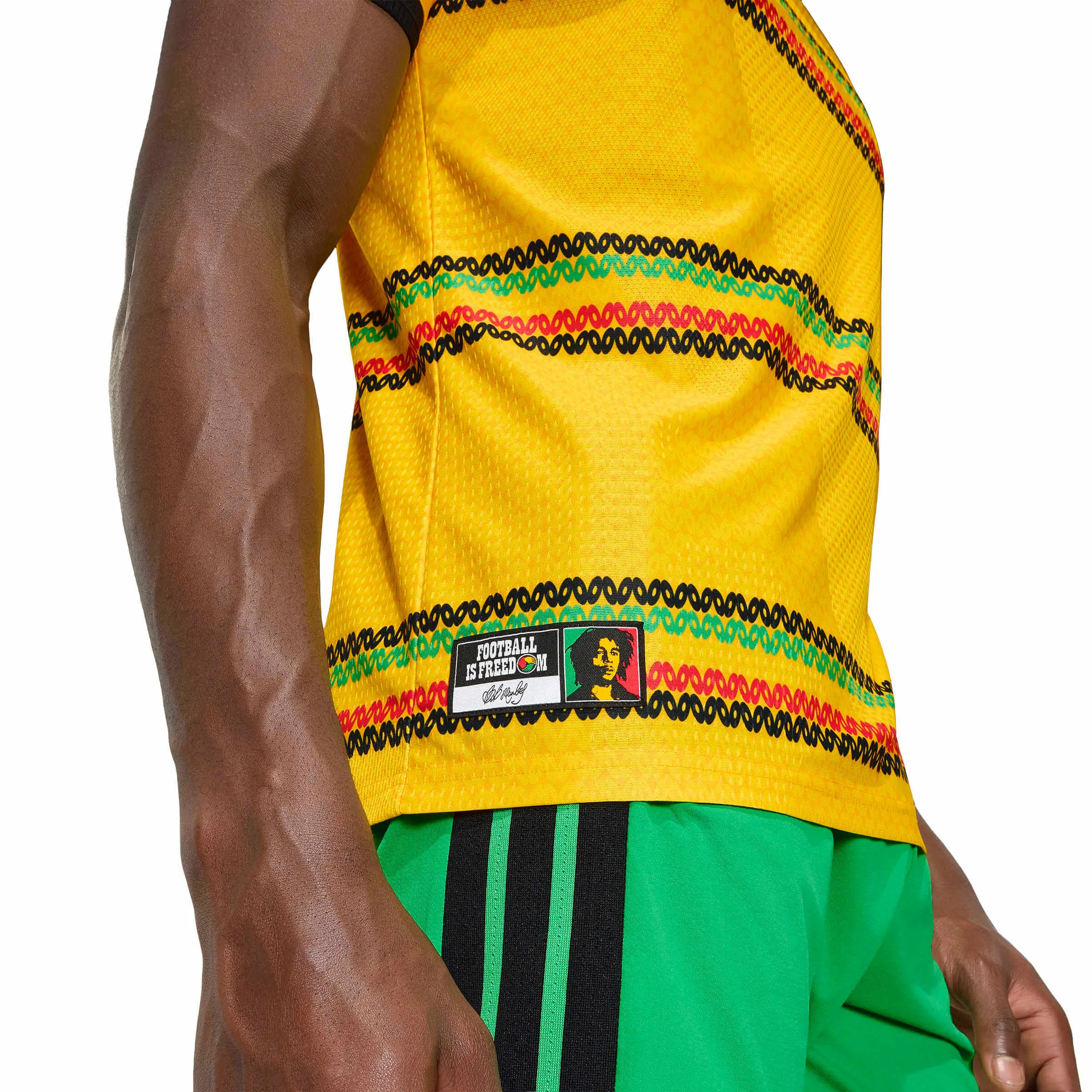 adidas 2026 Jamaica Men's Authentic Home Soccer Jersey - Image 6