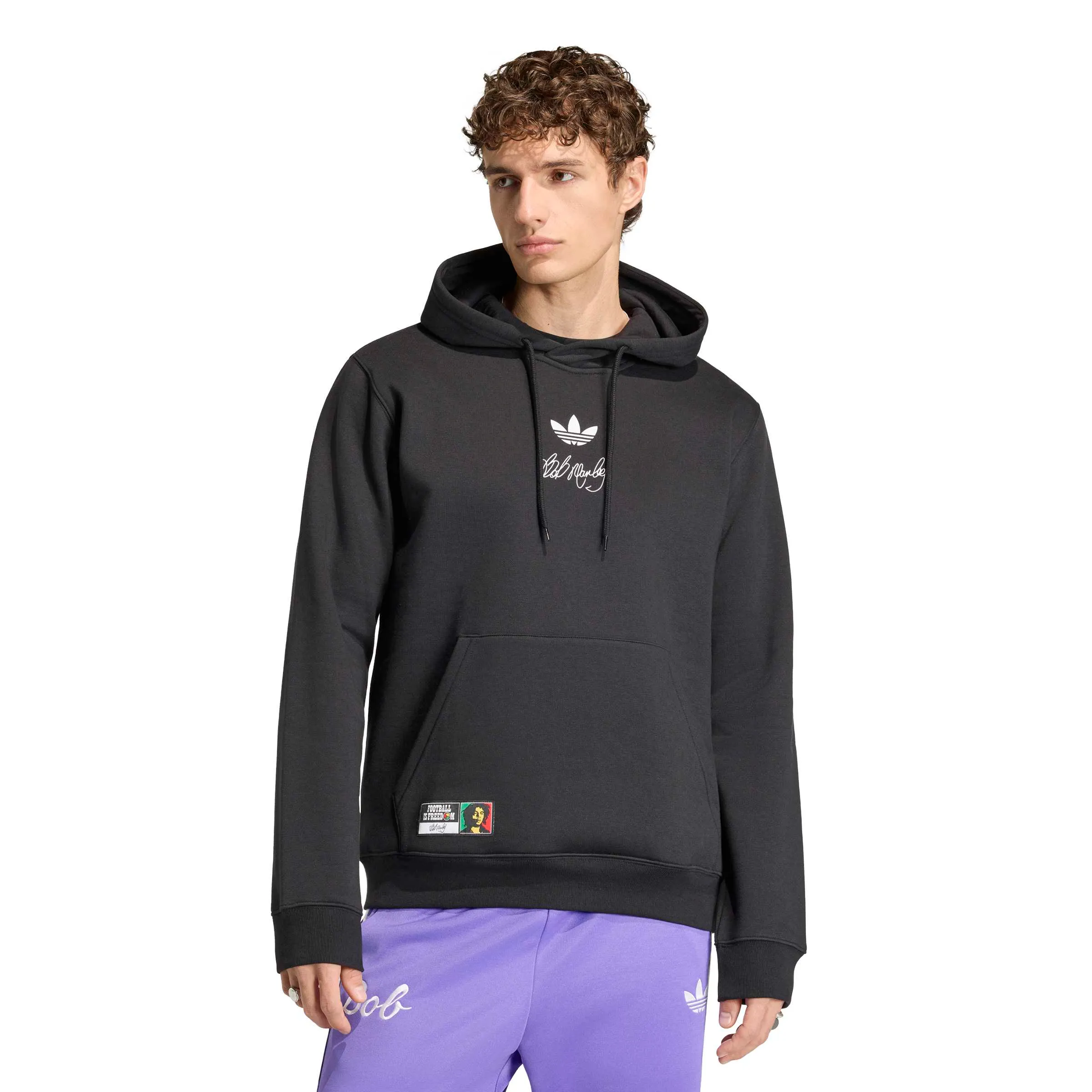 adidas 2026 Jamaica Men's Bob Marley Originals Hoodie - Image 2