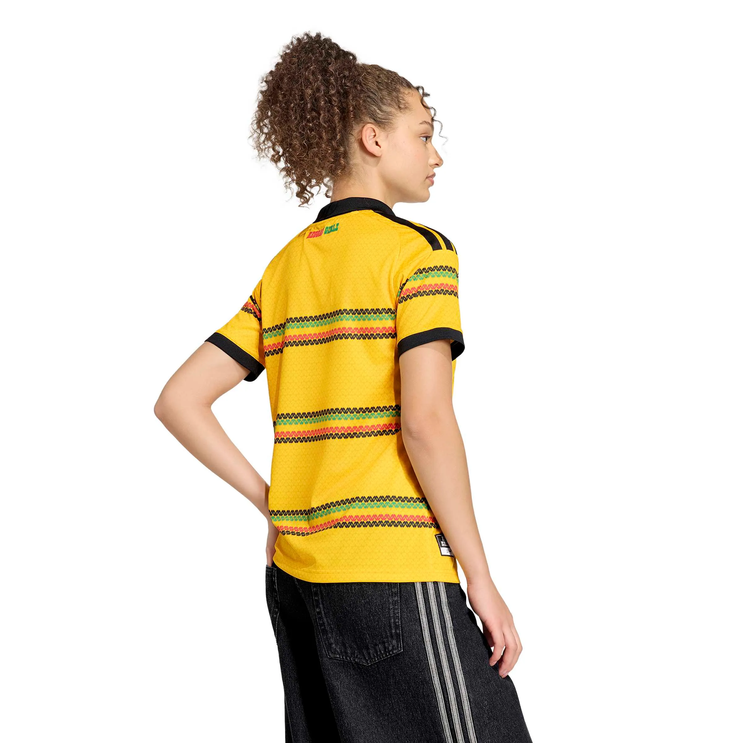 adidas 2026 Jamaica Women's Stadium Home Soccer Jersey - Image 4