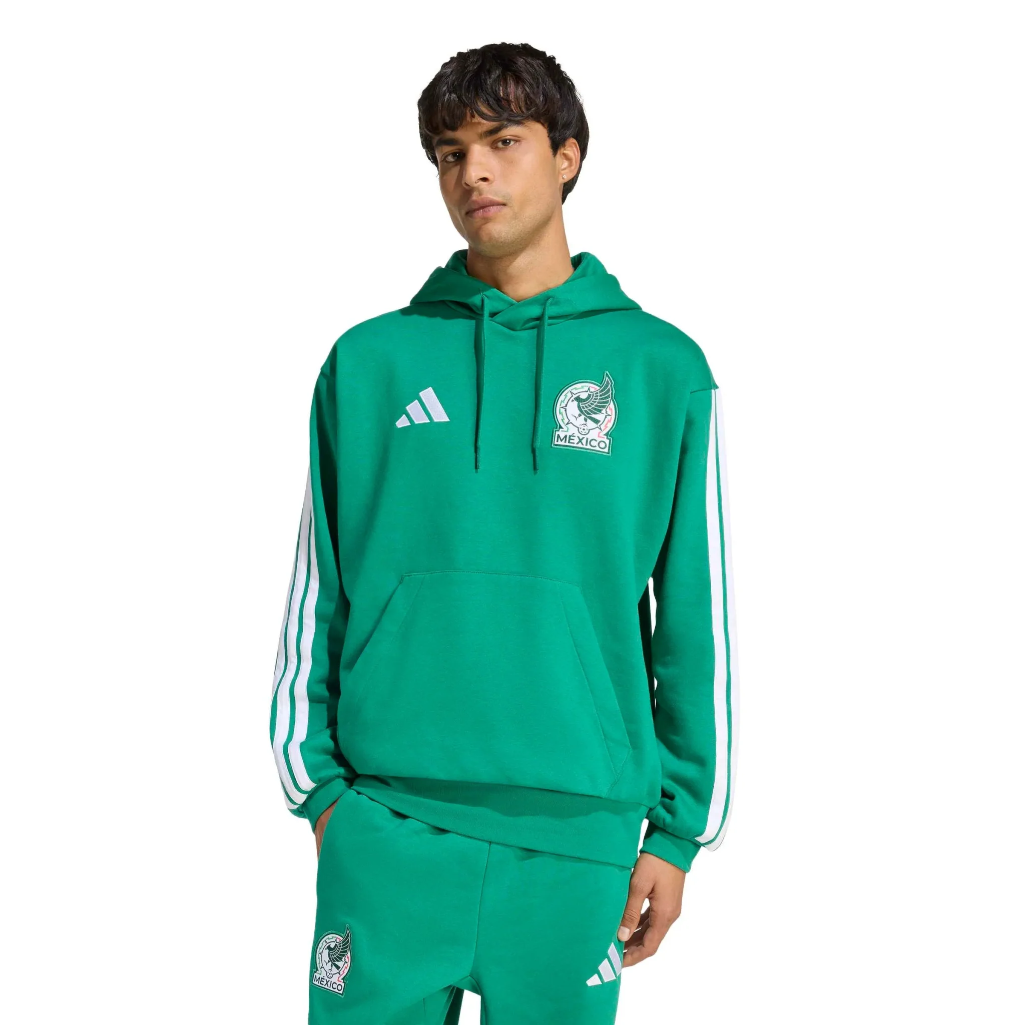 adidas 2026 Mexico Men's DNA Hoodie - Image 2