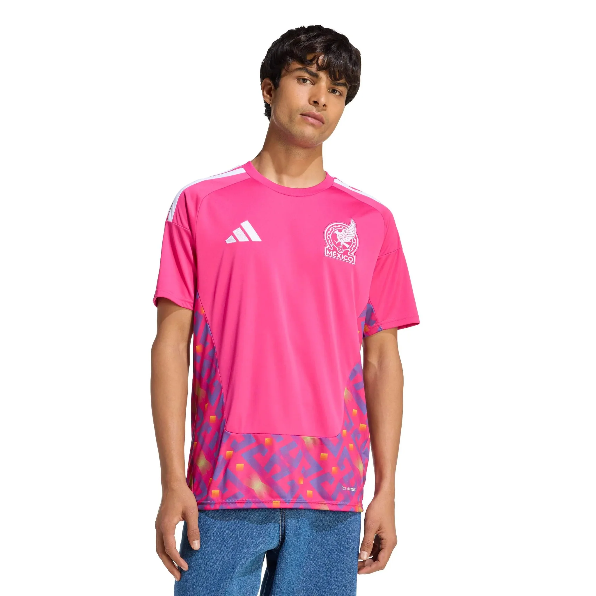 adidas 2026 Mexico Men's Stadium Home Goalkeeper Soccer Jersey - Image 3