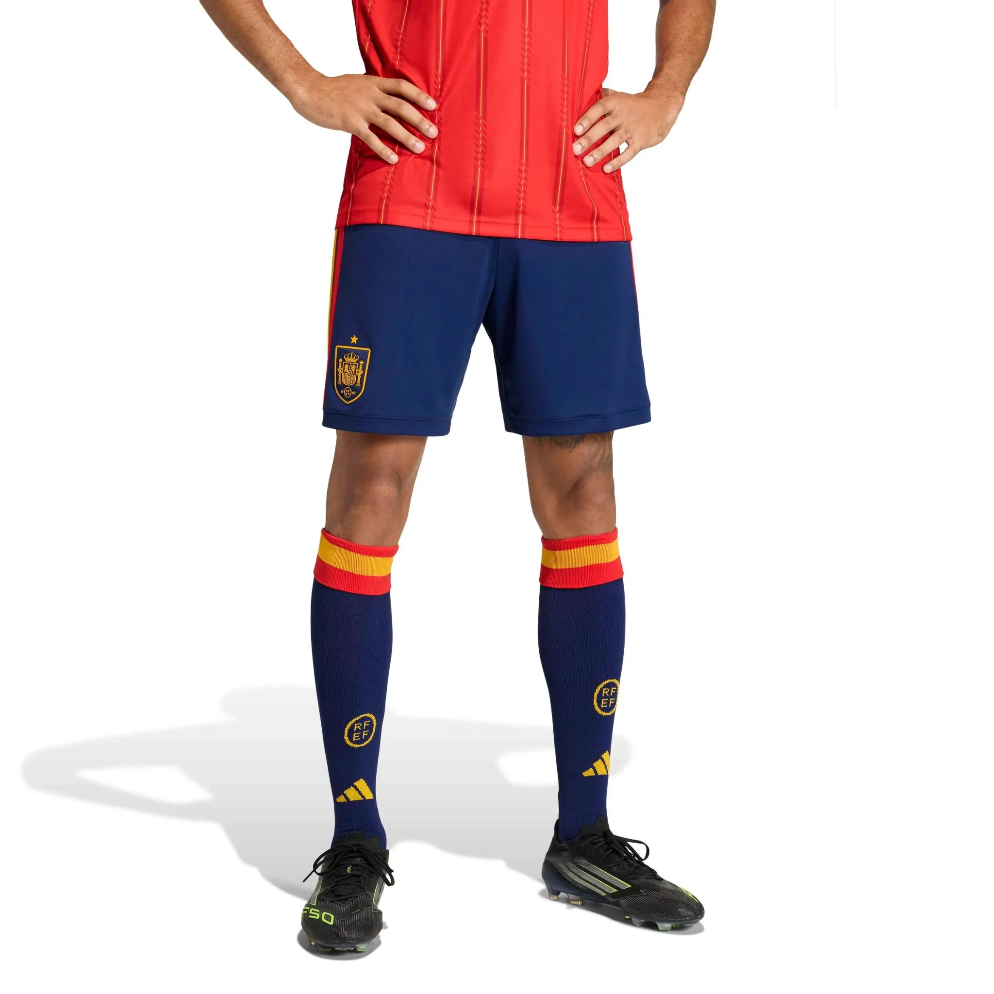 adidas 2026 Spain Men's Stadium Home Shorts - Image 2