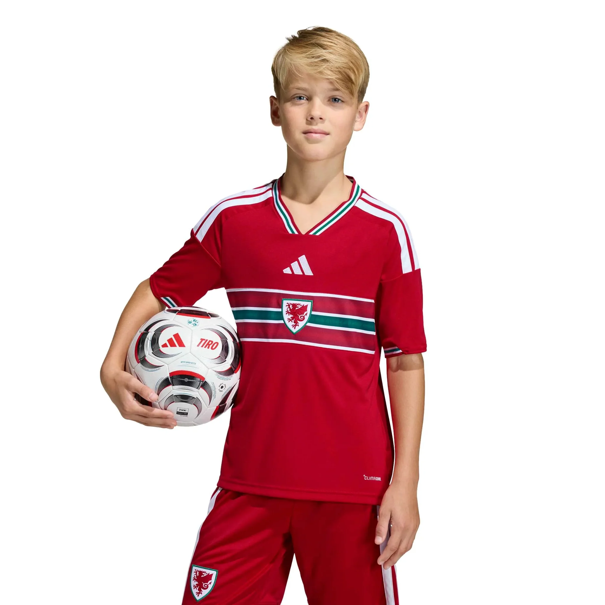 adidas 2026 Wales Youth Stadium Home Soccer Jersey - Image 5