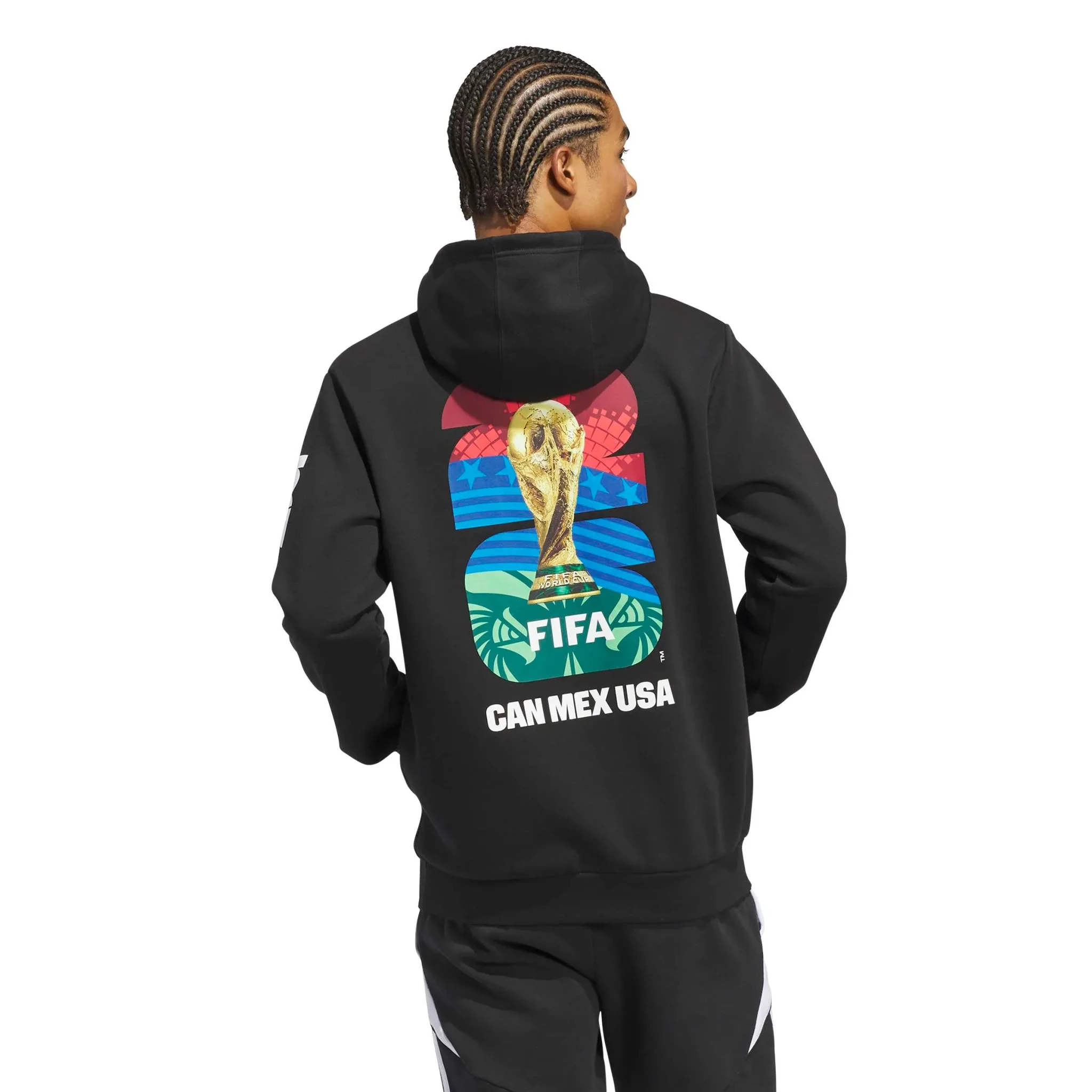 adidas 2026 World Cup Men's Match Ball Graphic Hoodie - Image 4
