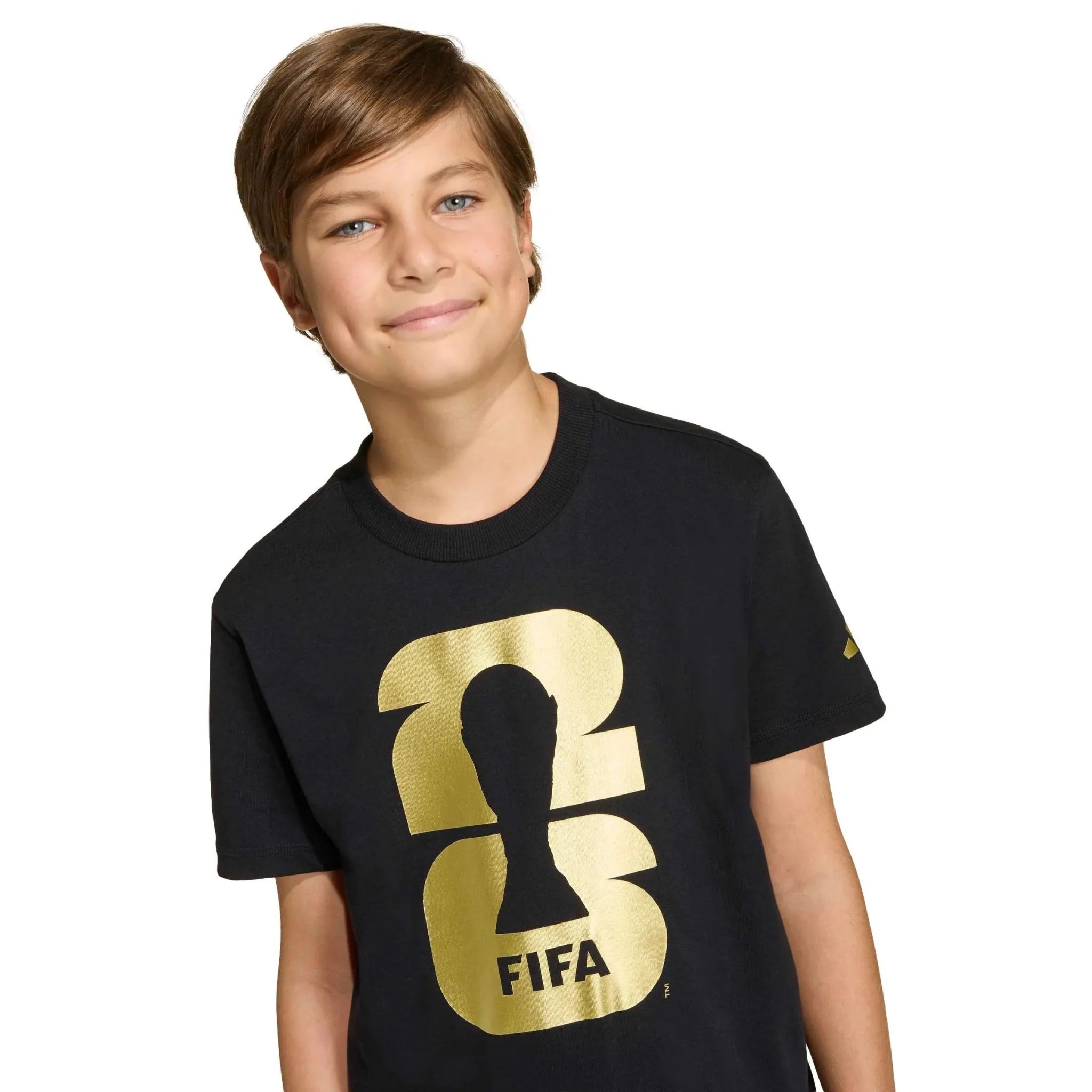 adidas 2026 World Cup Youth Official Emblem Tee - Image 2