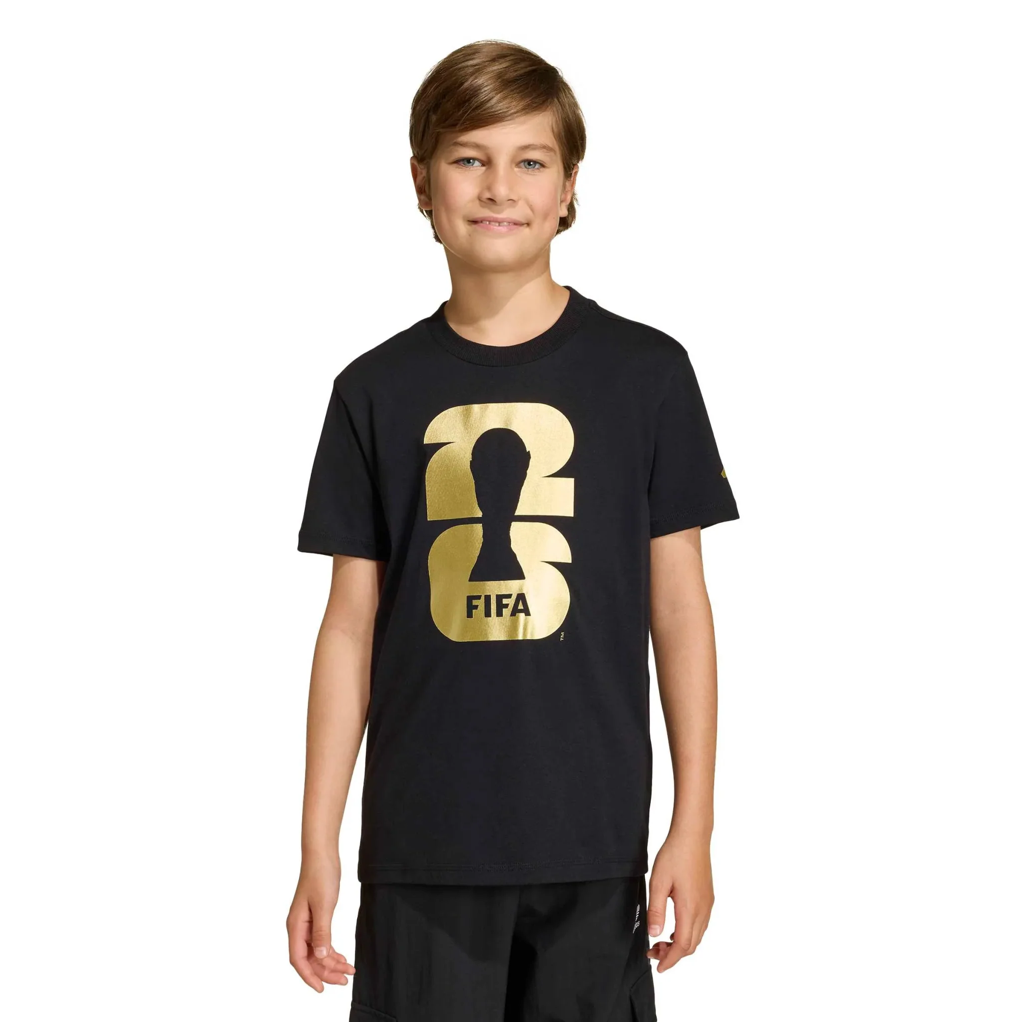 adidas 2026 World Cup Youth Official Emblem Tee - Image 4