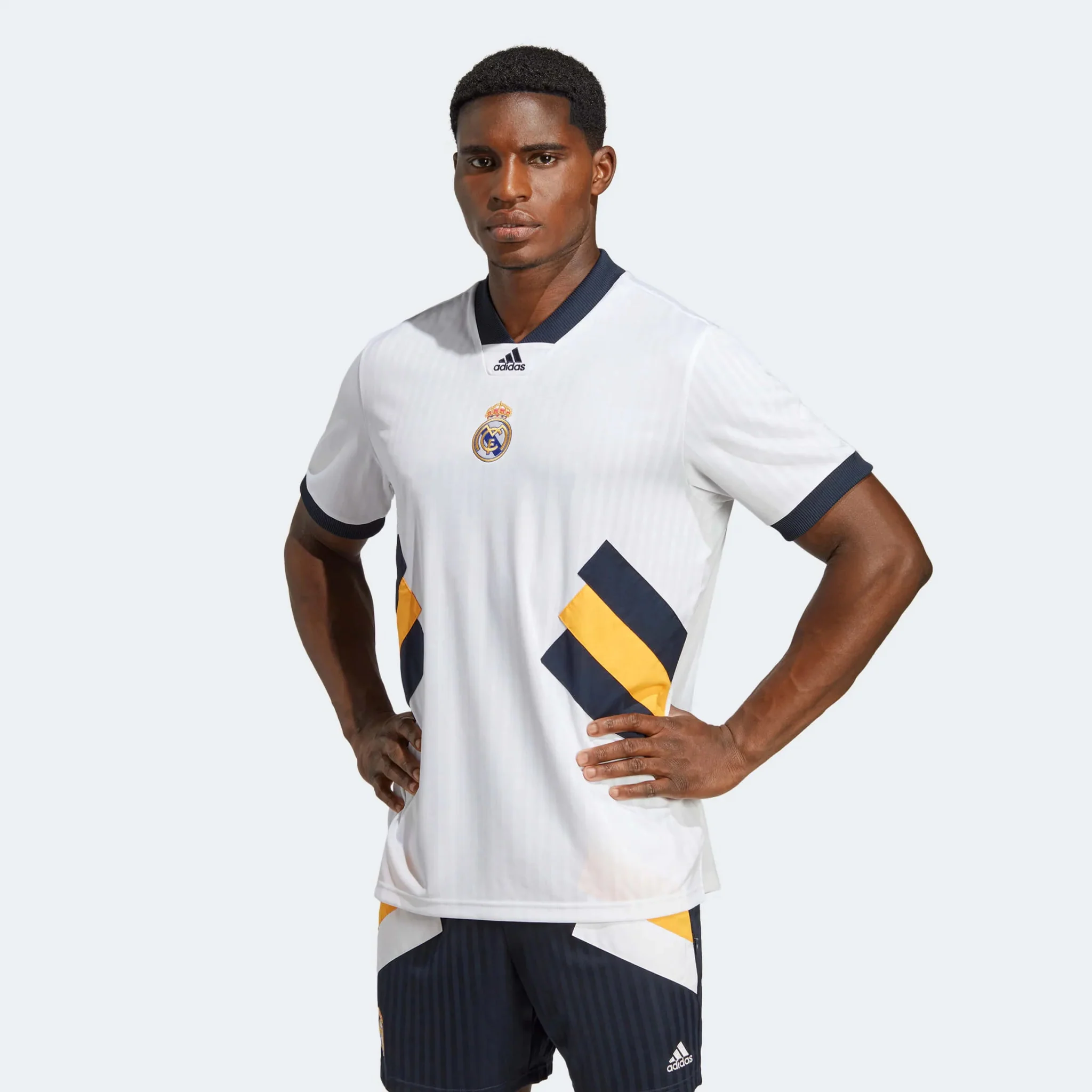 adidas 2023 Real Madrid Icon Jersey - White - Image 3