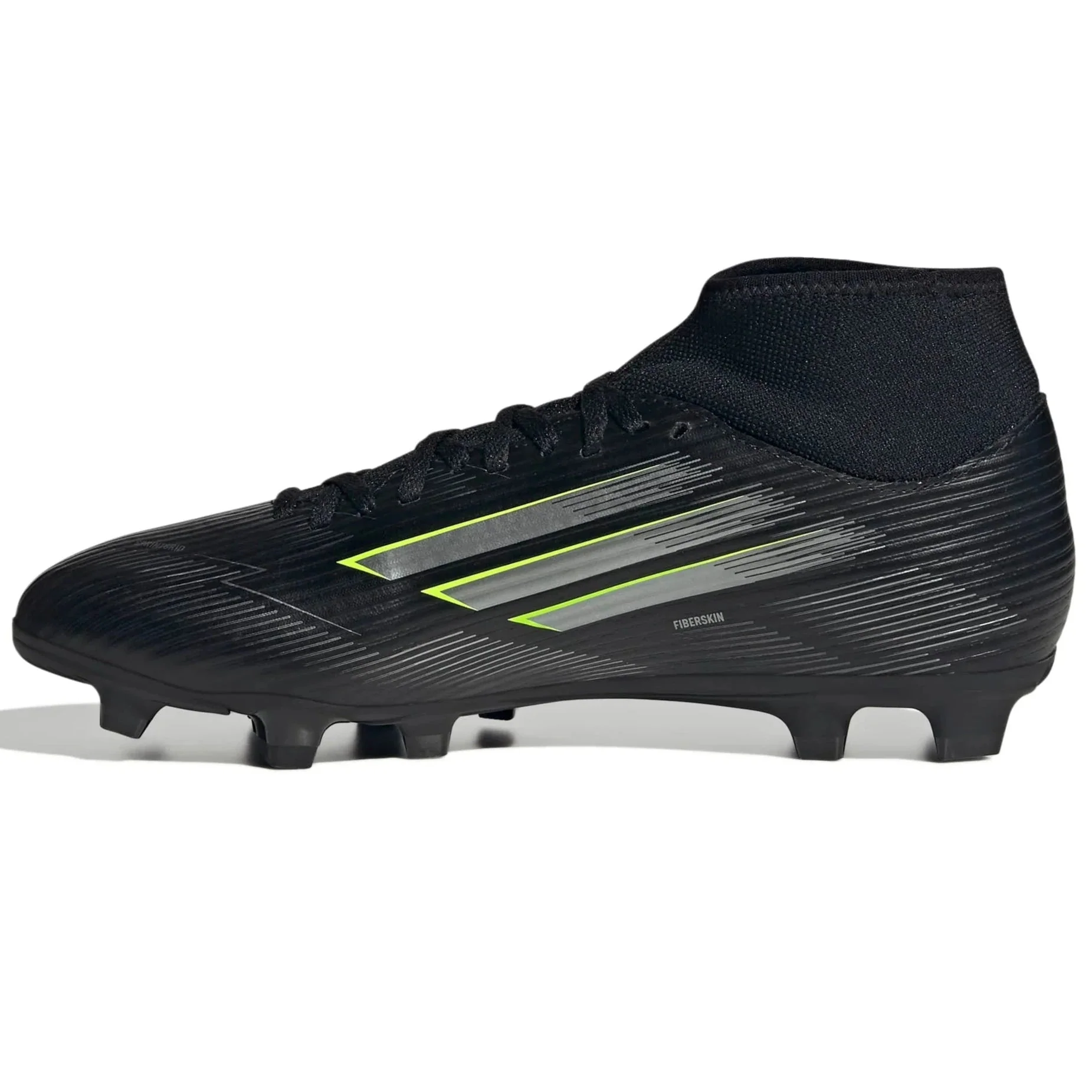 adidas F50 Club Mid Firm/Multi Ground Soccer Cleats - Electric Stealth Pack (FA25) - Image 2