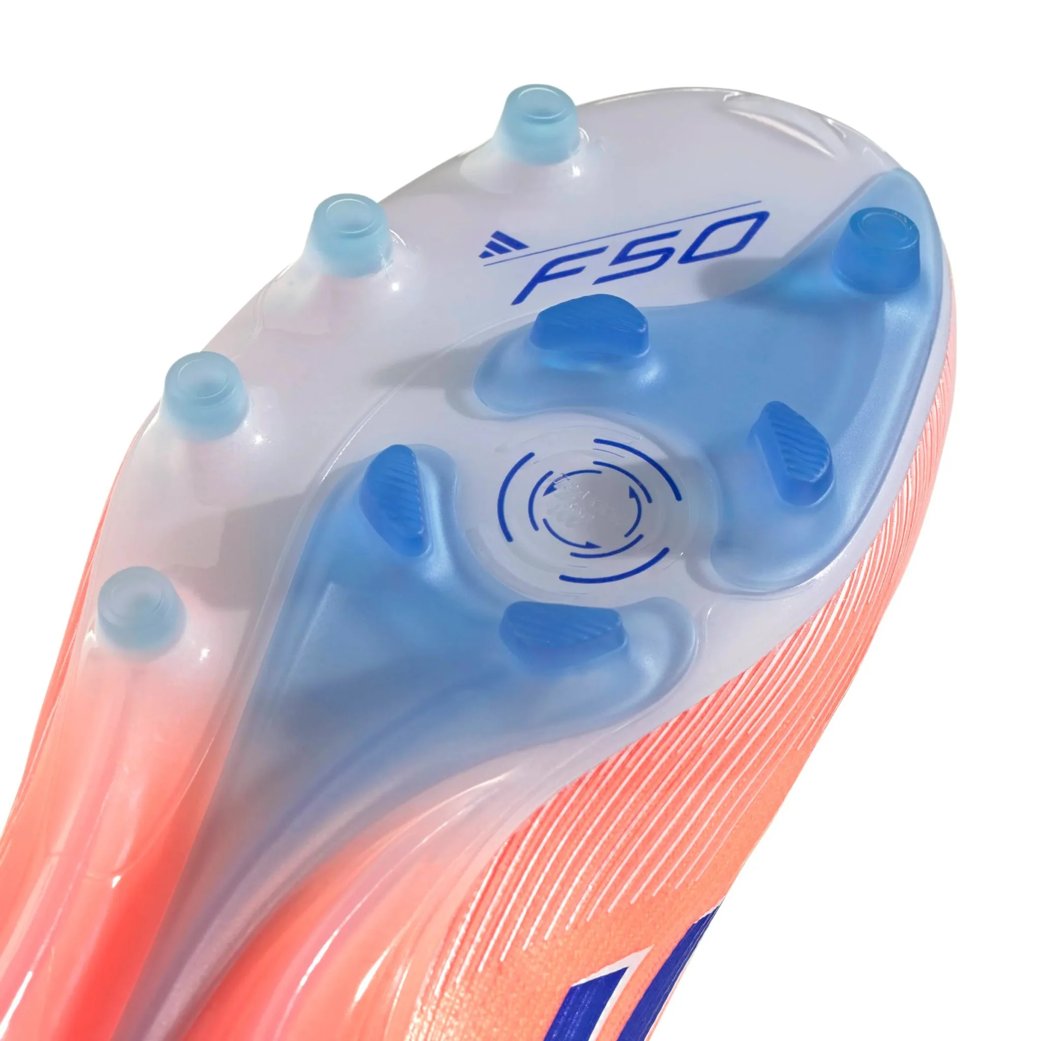 adidas F50 Elite Artificial Grass Soccer Cleats - Coral Blaze Pack (FA25) - Image 8