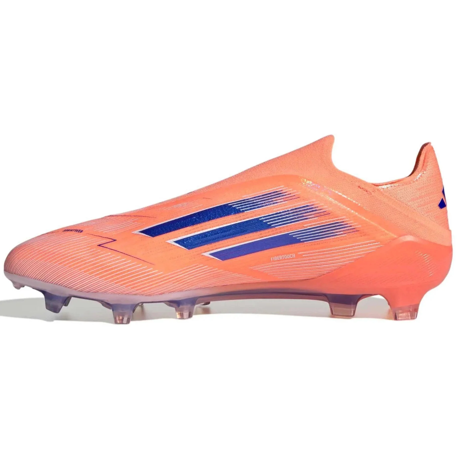 adidas F50 Elite Laceless Firm Ground Soccer Cleats - Coral Blaze Pack (FA25) - Image 2