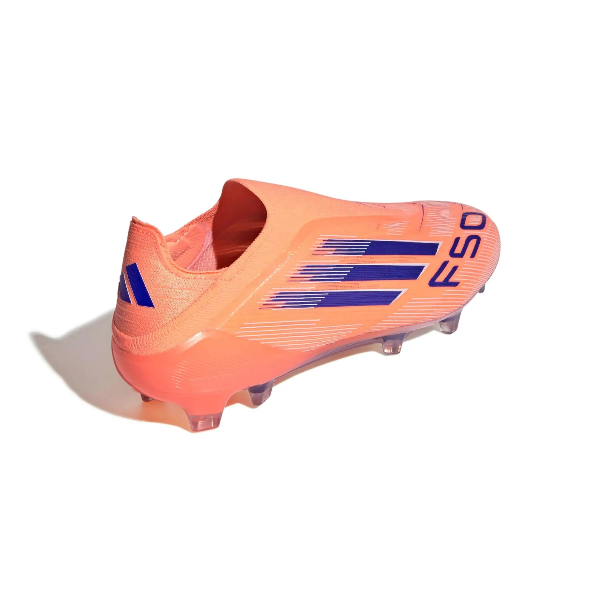 adidas F50 Elite Laceless Firm Ground Soccer Cleats - Coral Blaze Pack (FA25) - Image 4