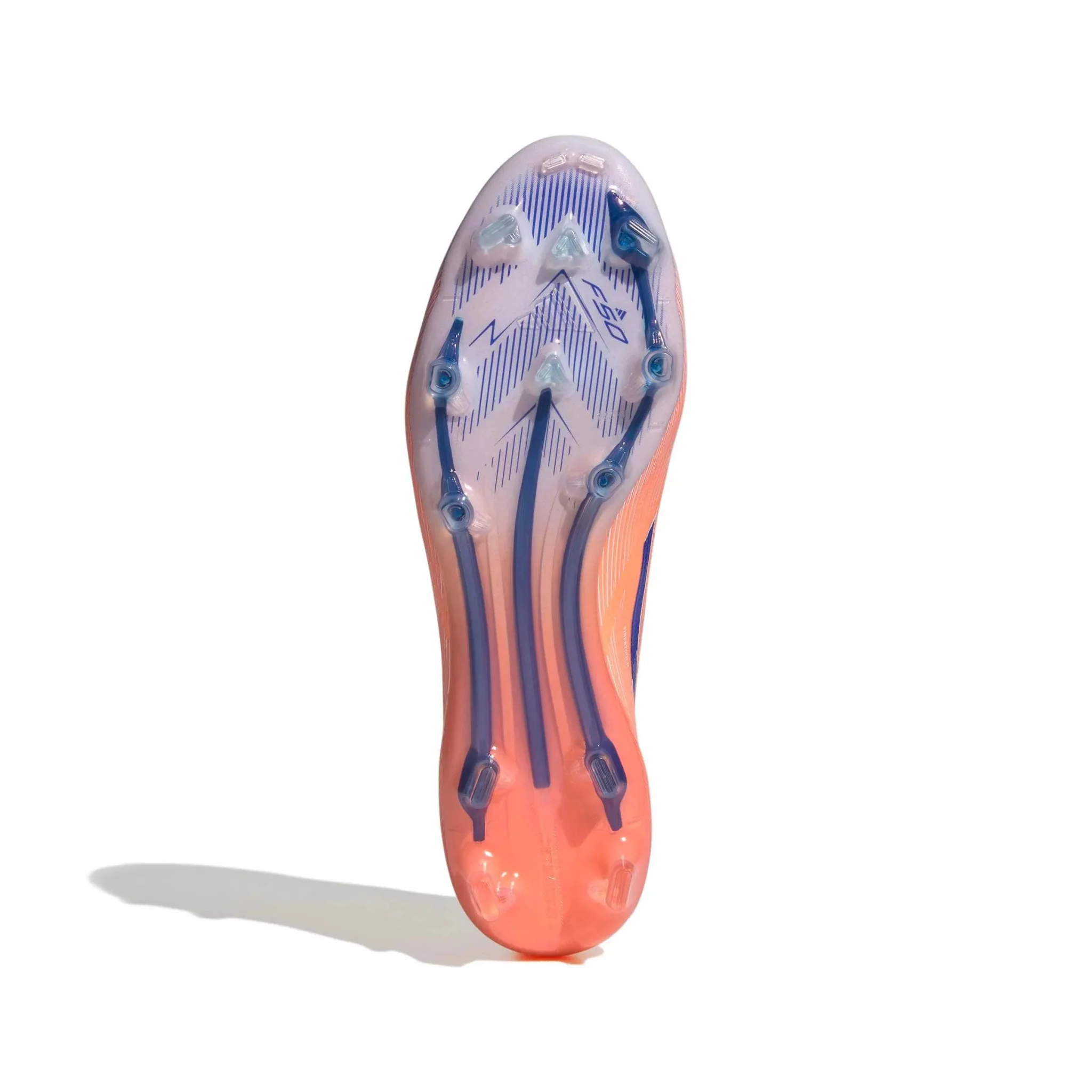 adidas F50 Elite Laceless Firm Ground Soccer Cleats - Coral Blaze Pack (FA25) - Image 6