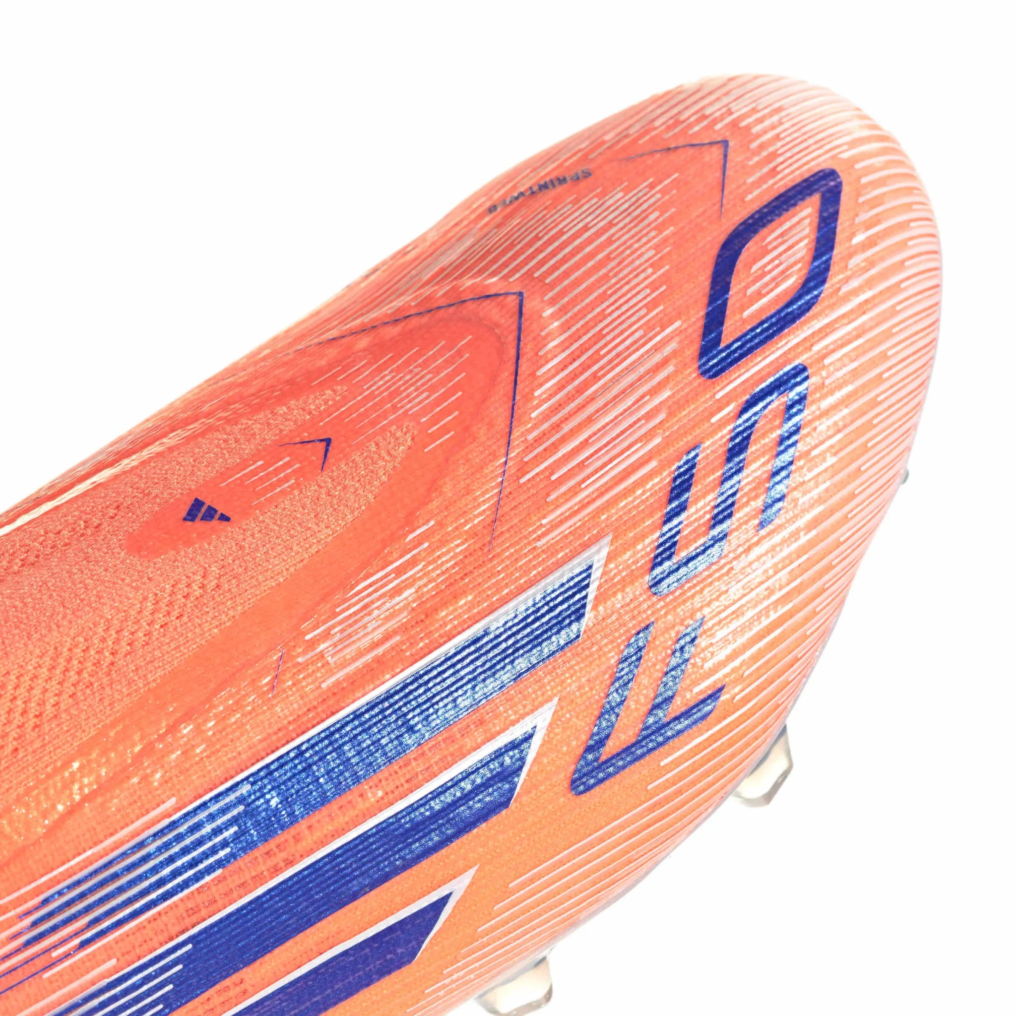 adidas F50 Elite Laceless Firm Ground Soccer Cleats - Coral Blaze Pack (FA25) - Image 7