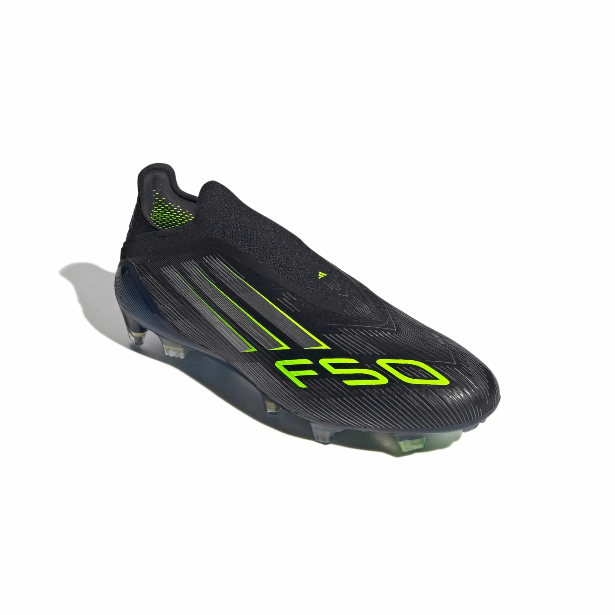 adidas F50 Elite Laceless Firm Ground Soccer Cleats - Electric Stealth Pack (FA25) - Image 3