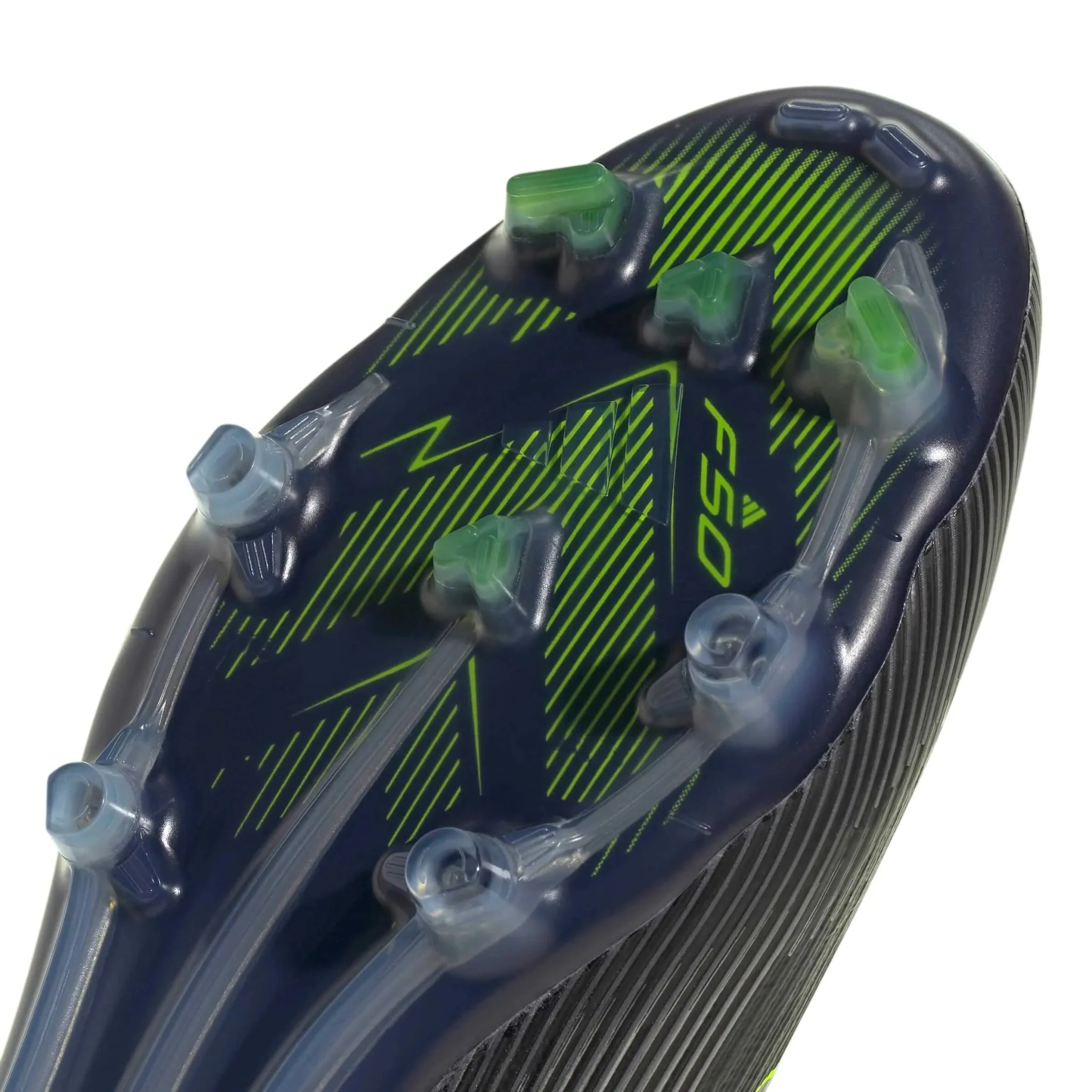 adidas F50 Elite Laceless Firm Ground Soccer Cleats - Electric Stealth Pack (FA25) - Image 8