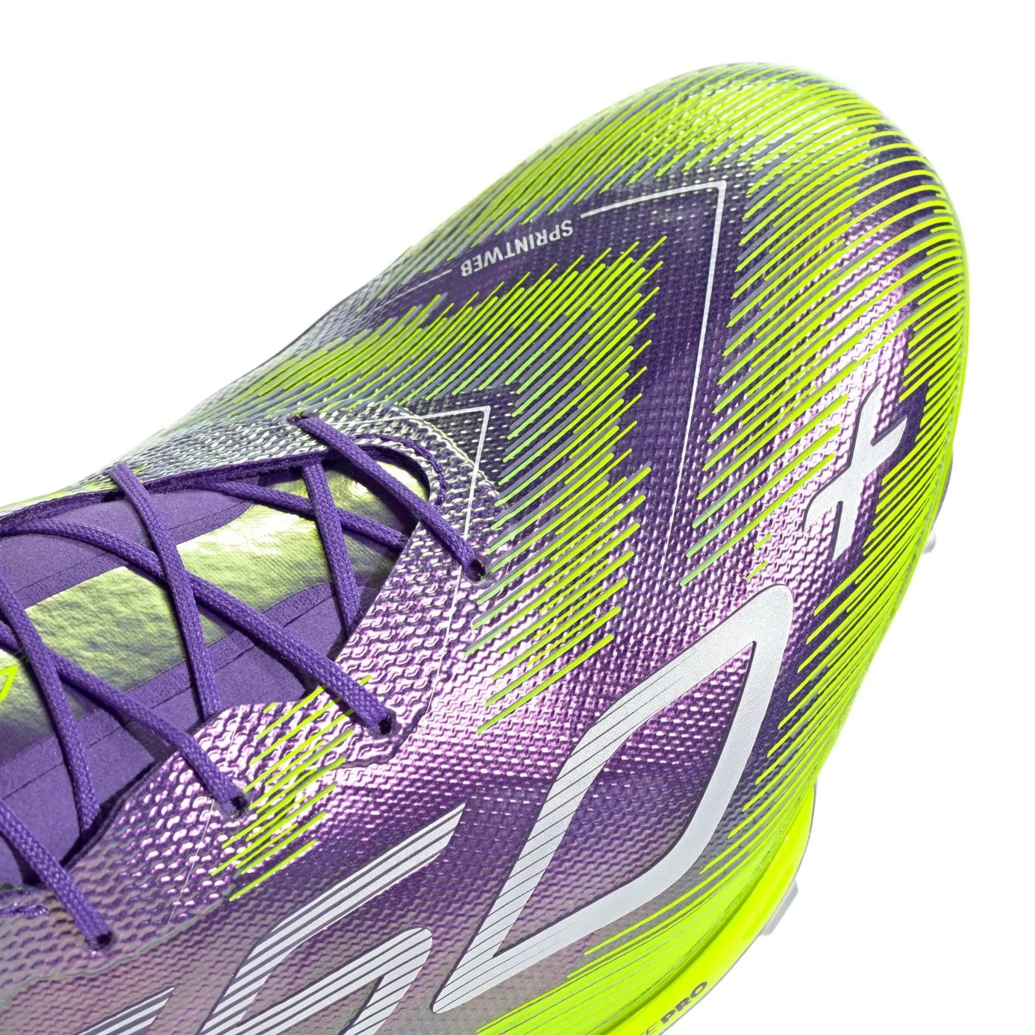 adidas F50+ Firm Ground Soccer Cleats - Radiant Blaze Pack (FA25) - Image 7
