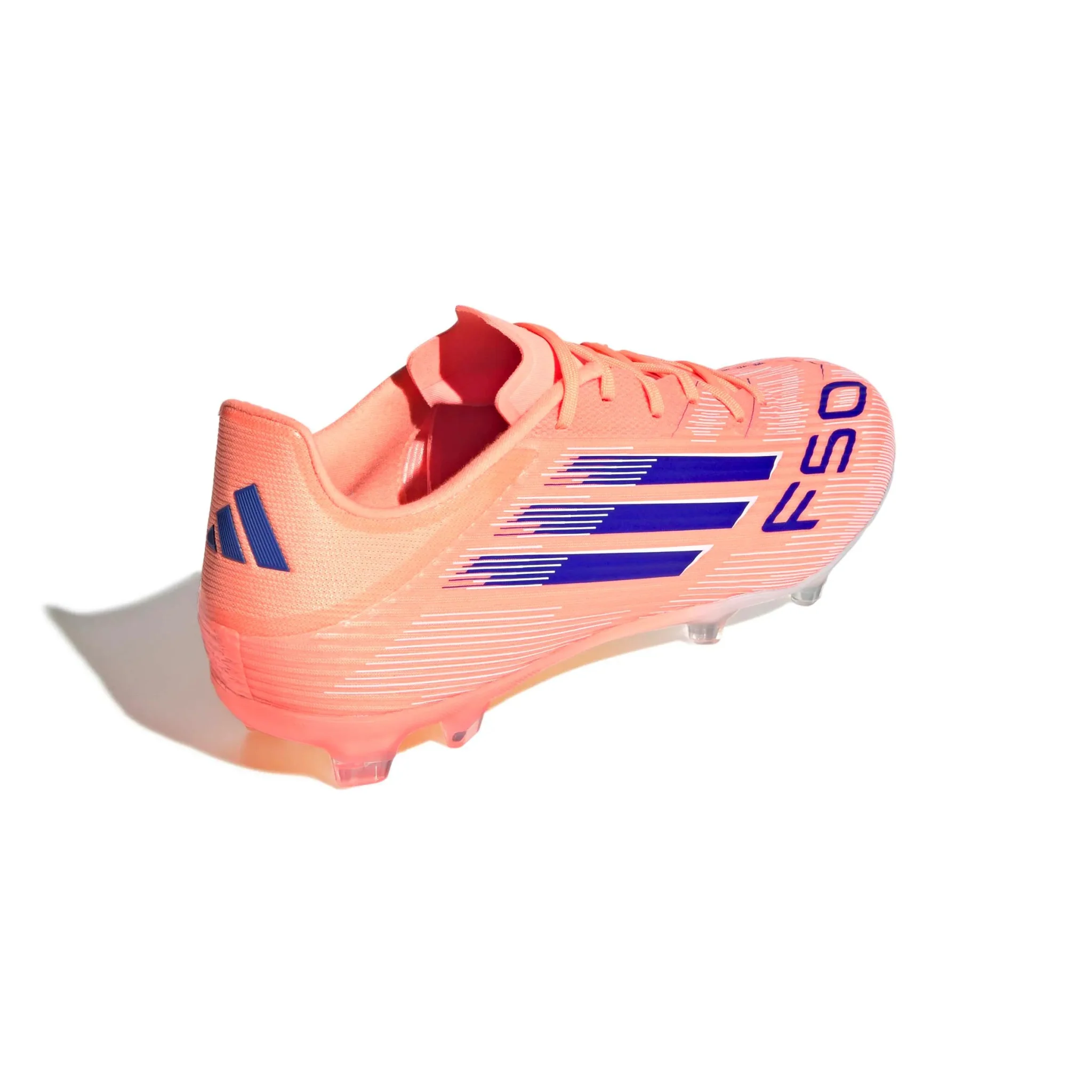 adidas F50 League Firm/Multi Ground Soccer Cleats - Coral Blaze Pack (FA25) - Image 4