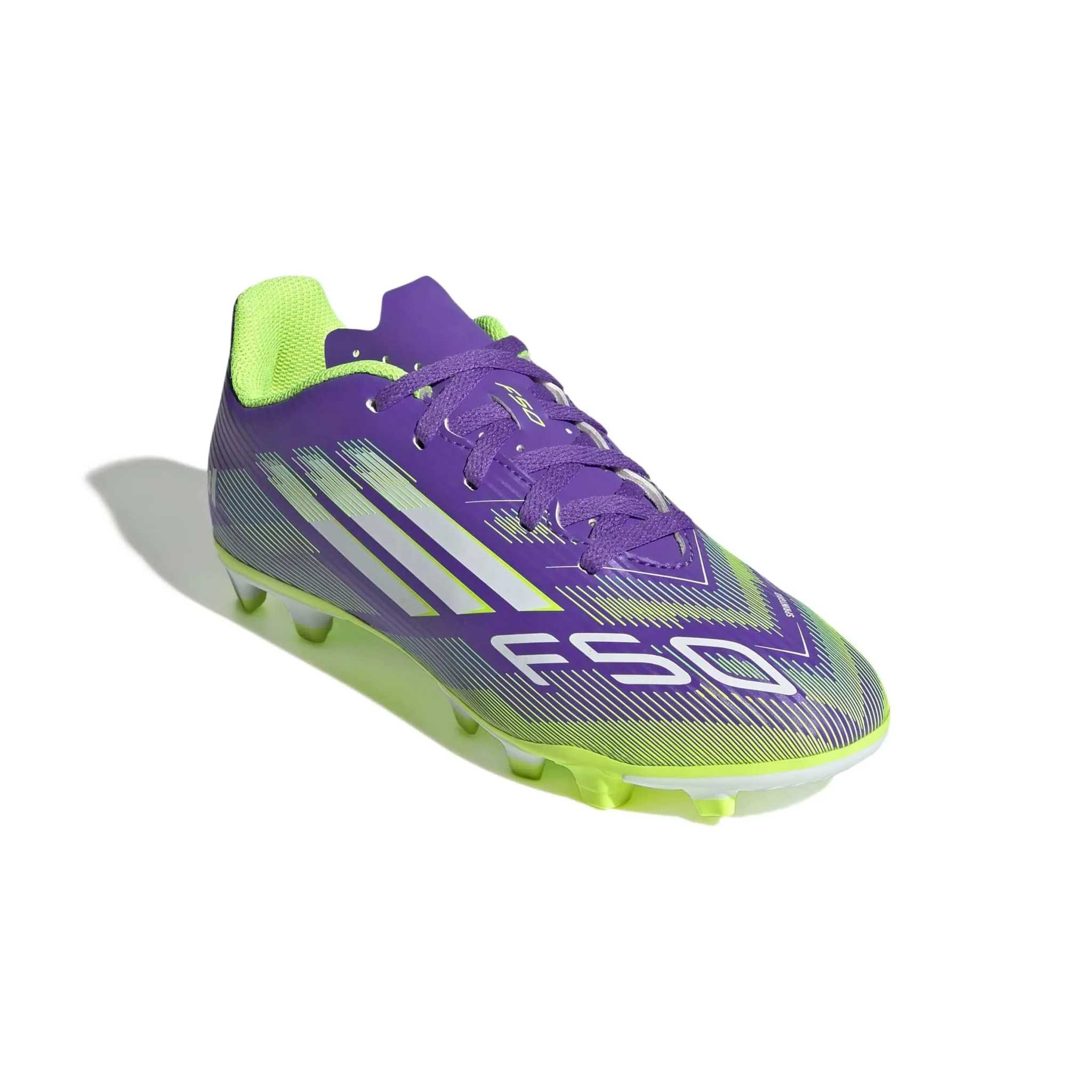 adidas Junior F50 Club Firm/Multi Ground Soccer Cleats - Radiant Blaze Pack (FA25) - Image 3