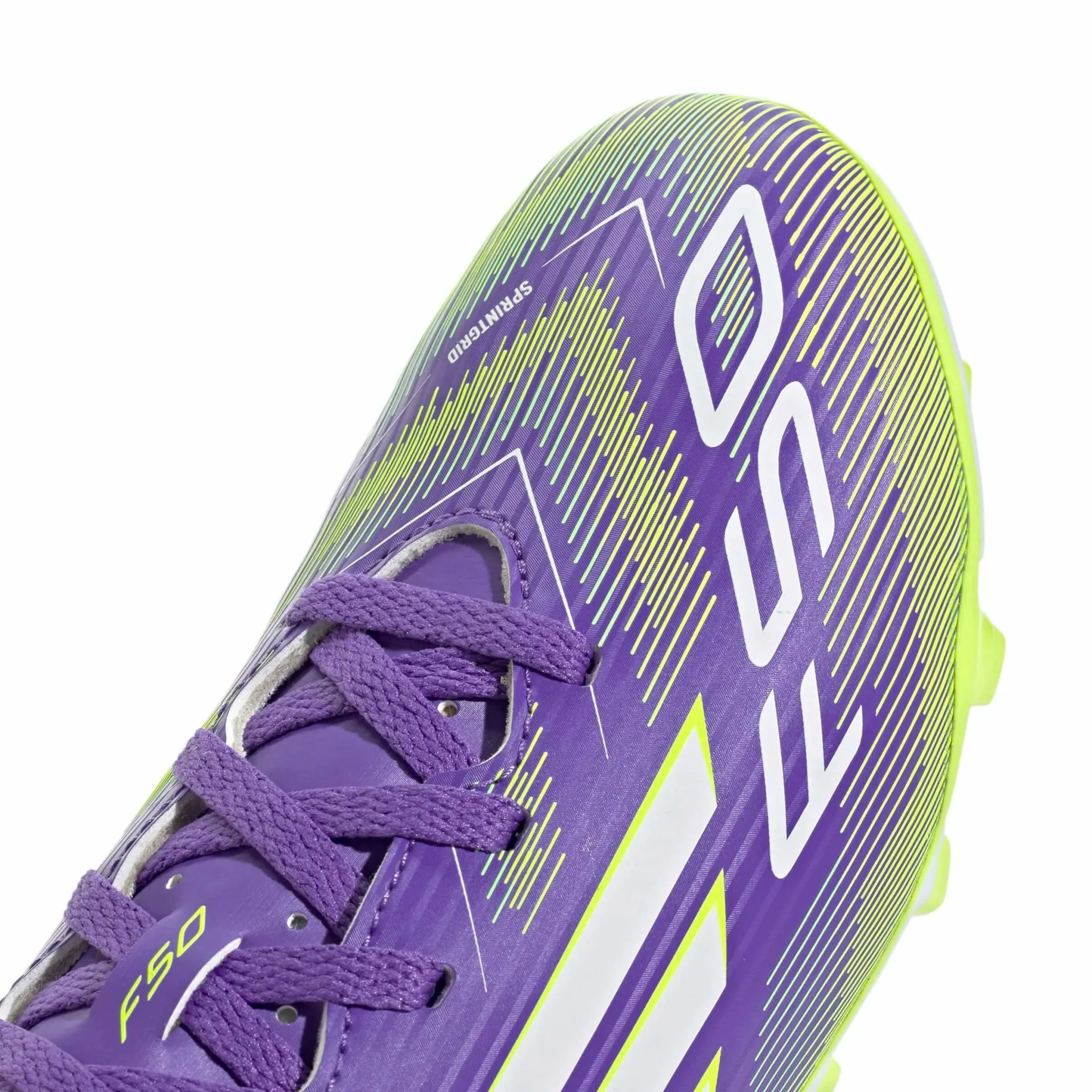 adidas Junior F50 Club Firm/Multi Ground Soccer Cleats - Radiant Blaze Pack (FA25) - Image 7