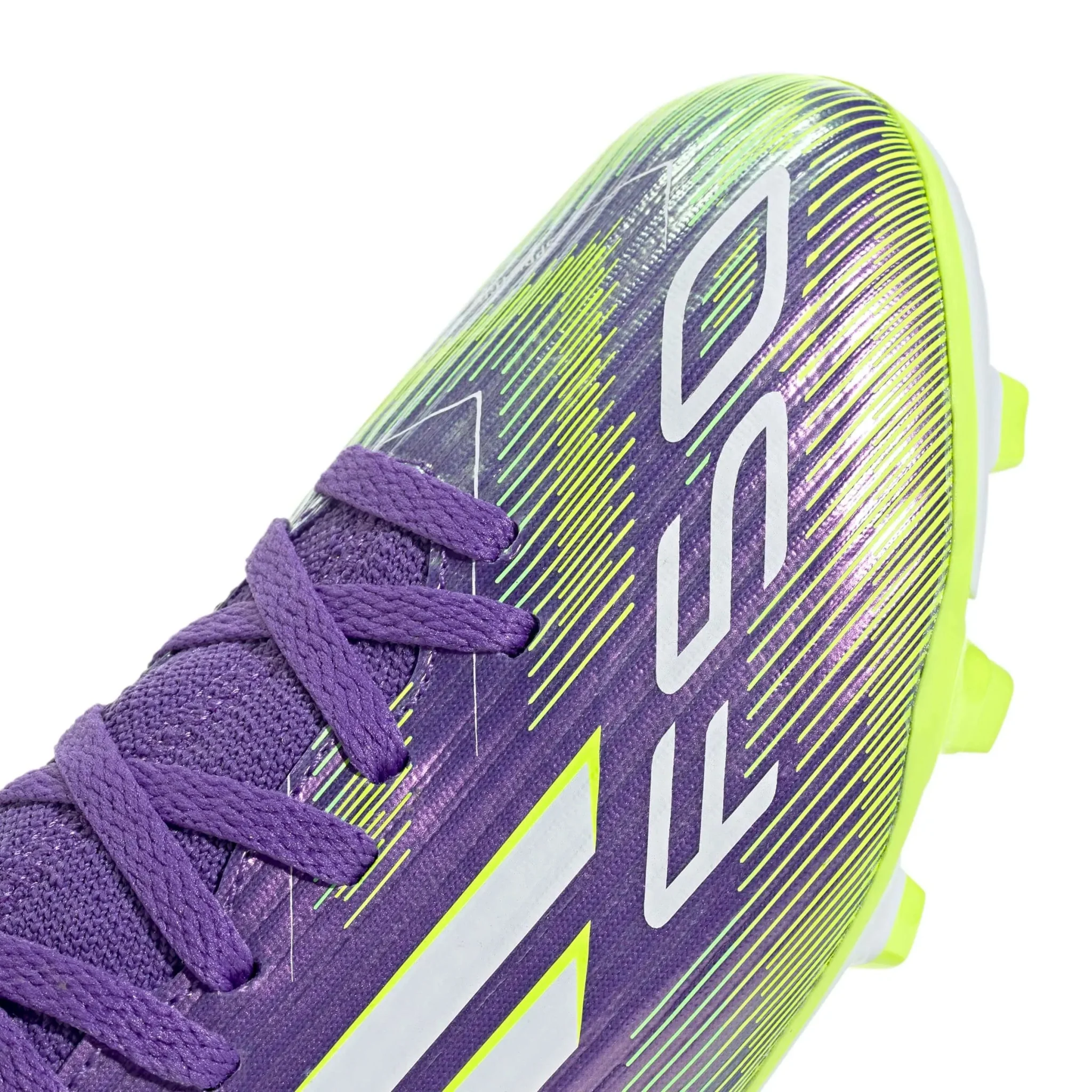 adidas Junior F50 Club Mid Firm/Multi Ground Soccer Cleats - Radiant Blaze Pack (FA25) - Image 7