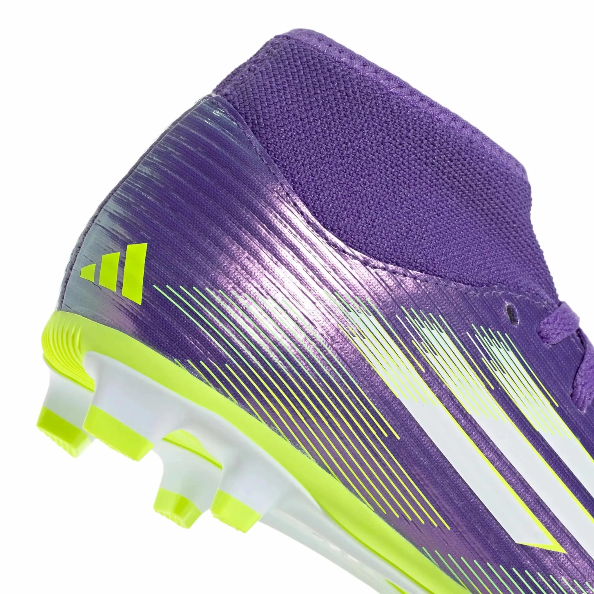 adidas Junior F50 Club Mid Firm/Multi Ground Soccer Cleats - Radiant Blaze Pack (FA25) - Image 8