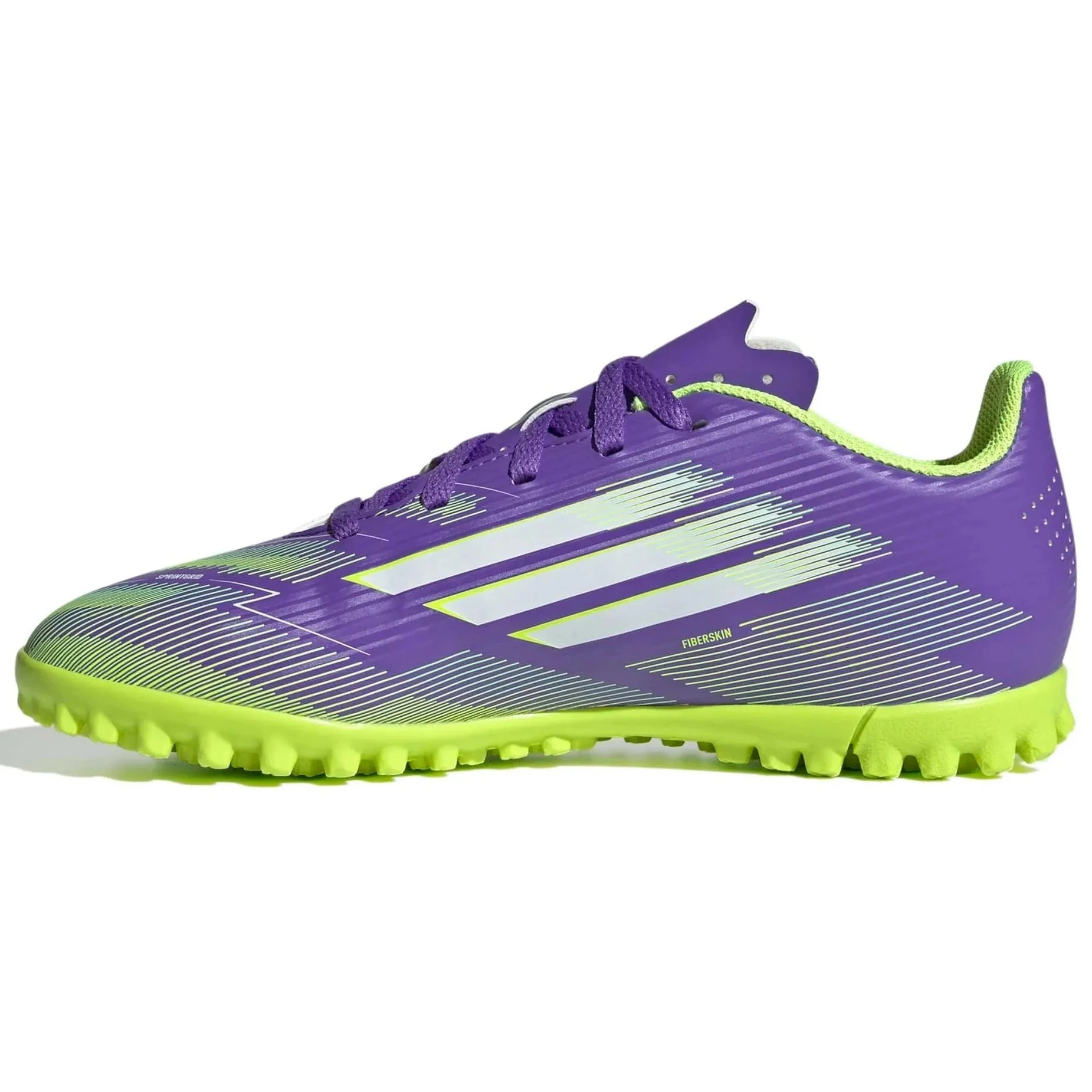 adidas Junior F50 Club Turf Soccer Shoes - Radiant Blaze Pack (FA25) - Image 2