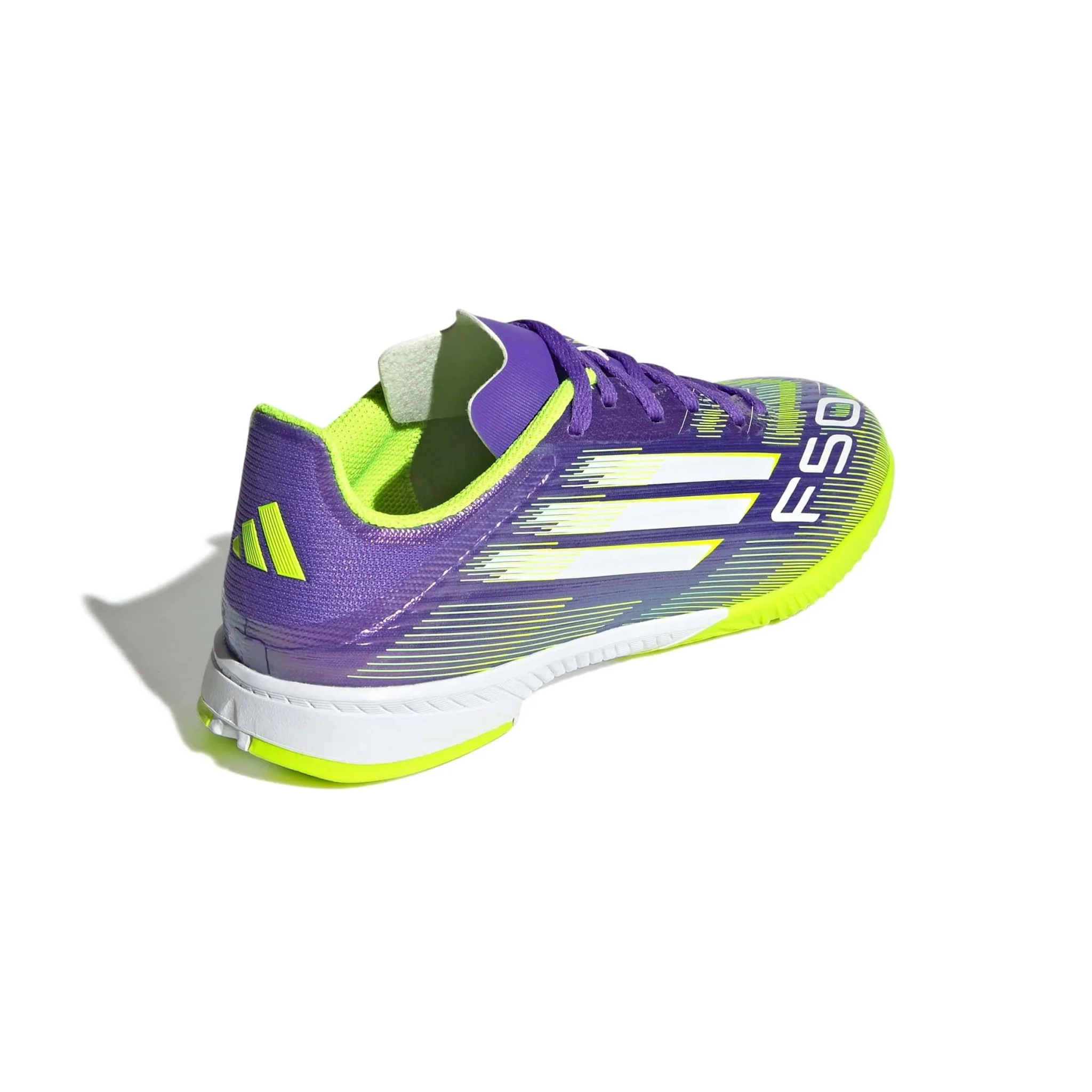adidas Junior F50 League Indoor Soccer Shoes - Radiant Blaze Pack (FA25) - Image 4