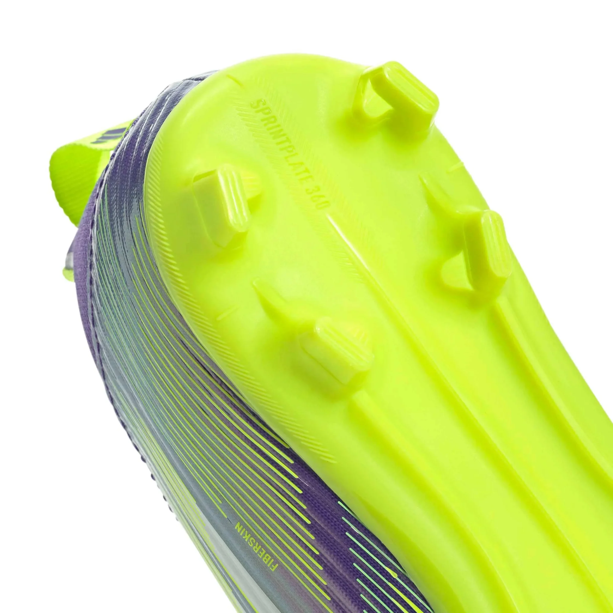 adidas Junior F50 League Laceless Firm/Multi Ground Soccer Cleats - Radiant Blaze Pack (FA25) - Image 8