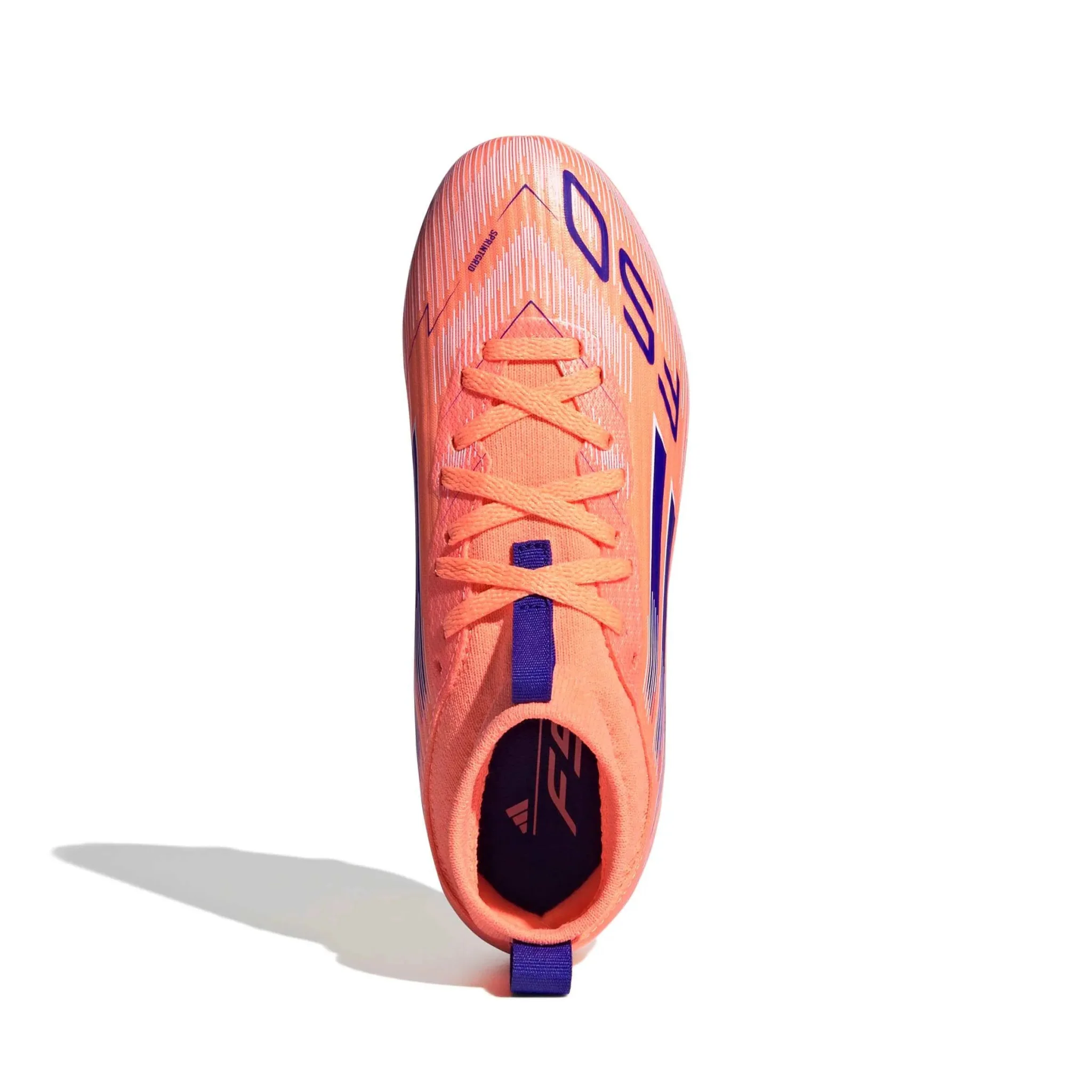adidas Junior F50 League Mid Firm/Multi Ground Soccer Cleats - Coral Blaze Pack (FA25) - Image 5